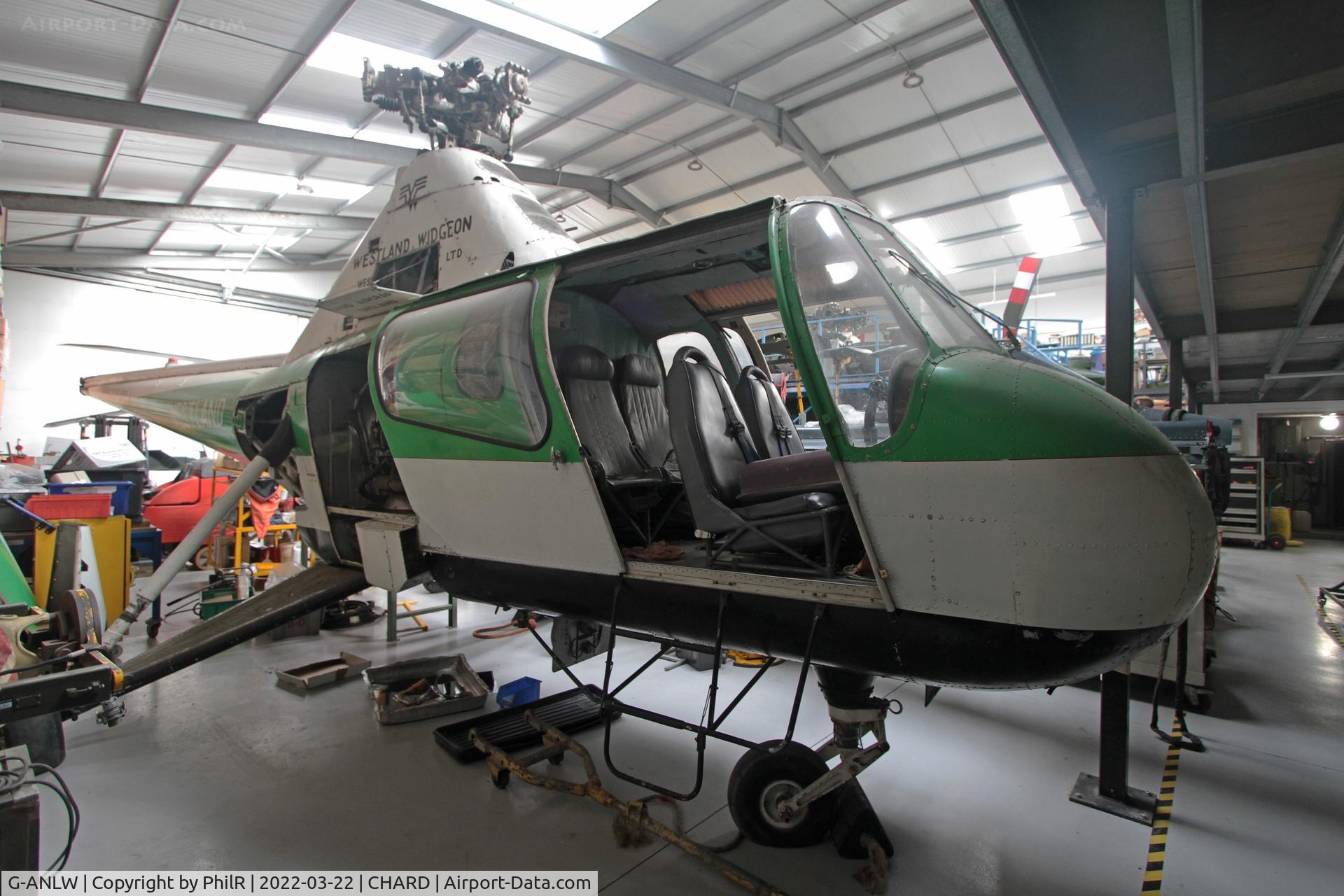 G-ANLW, 1954 Westland S.51 Widgeon Series 2 C/N WA/H/133, G-ANLW 1954 Westland S51 Series 2 Widgeon Historic Helicopters Chard