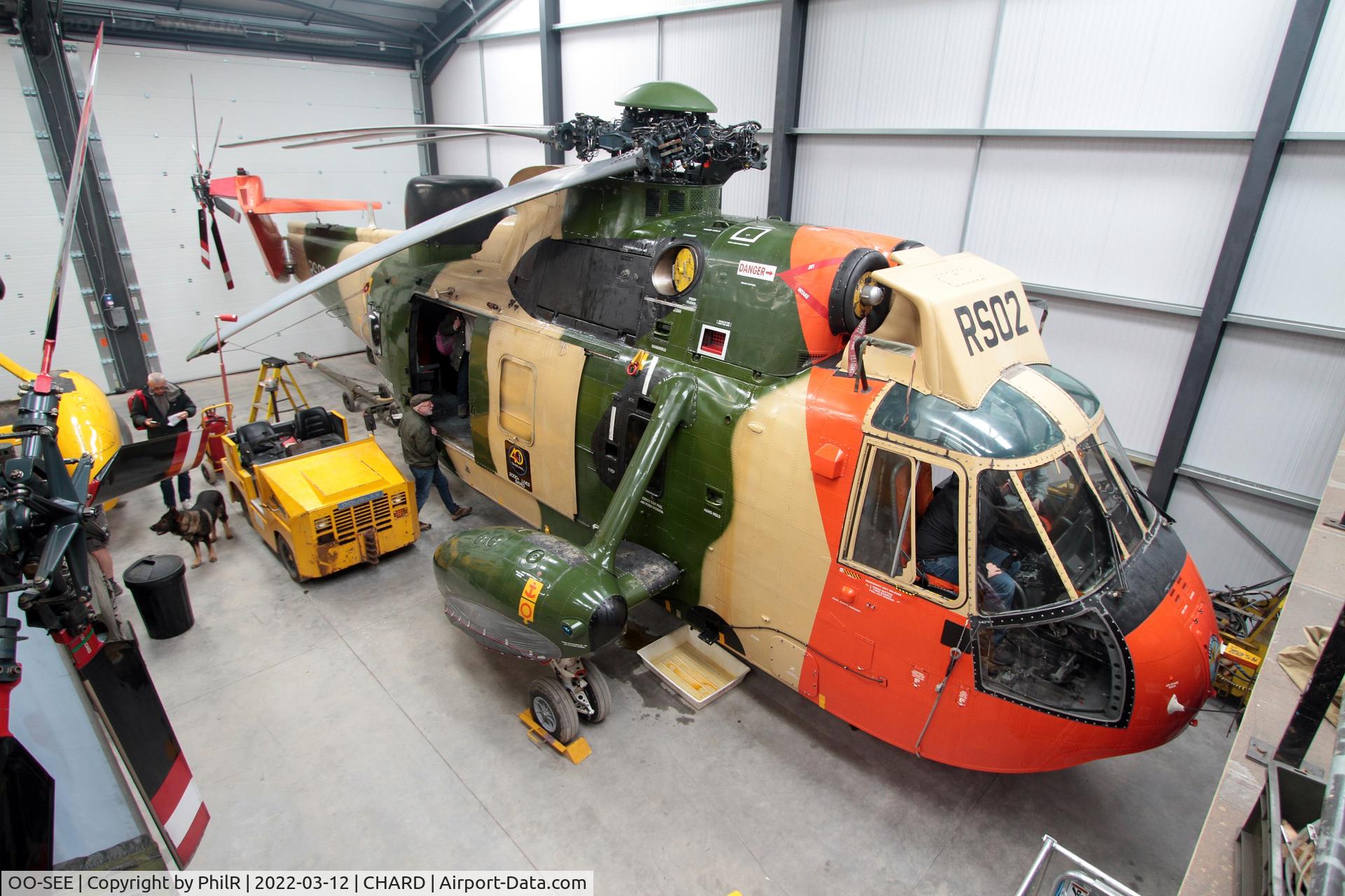 OO-SEE, 1976 Westland Sea King Mk.48 C/N WA832, RS02 (OO-SEE) 1976 Westland WS61 Sea King Mark 48 Belgian Air Force Historic Helicopters Chard