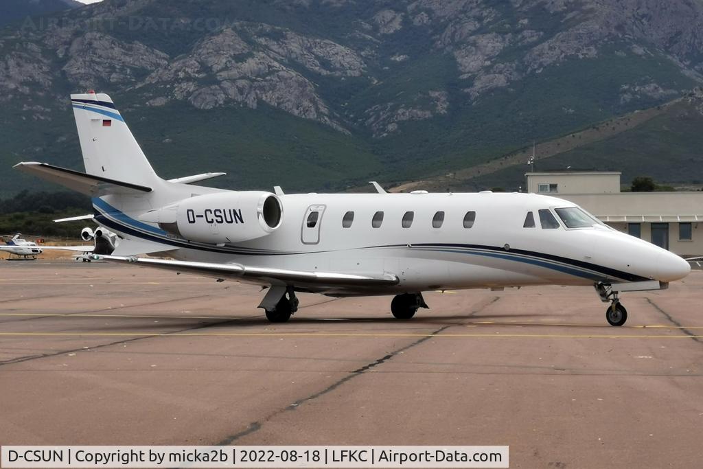 D-CSUN, 2012 Cessna 560 Citation XLS+ C/N 560-6102, Parked