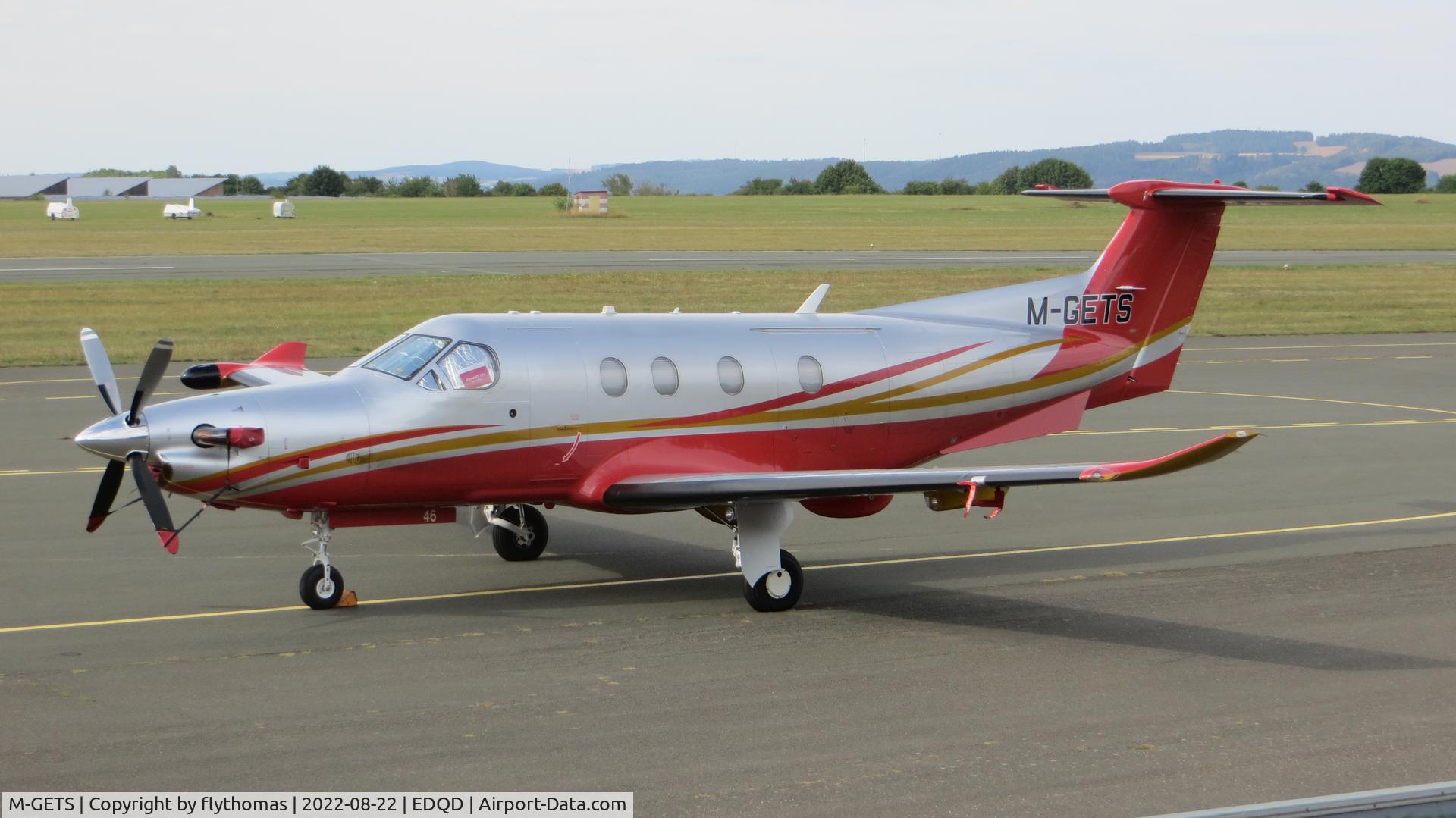 M-GETS, 2012 Pilatus PC-12/47E C/N 1346, M-GETS Bayreuth Airport