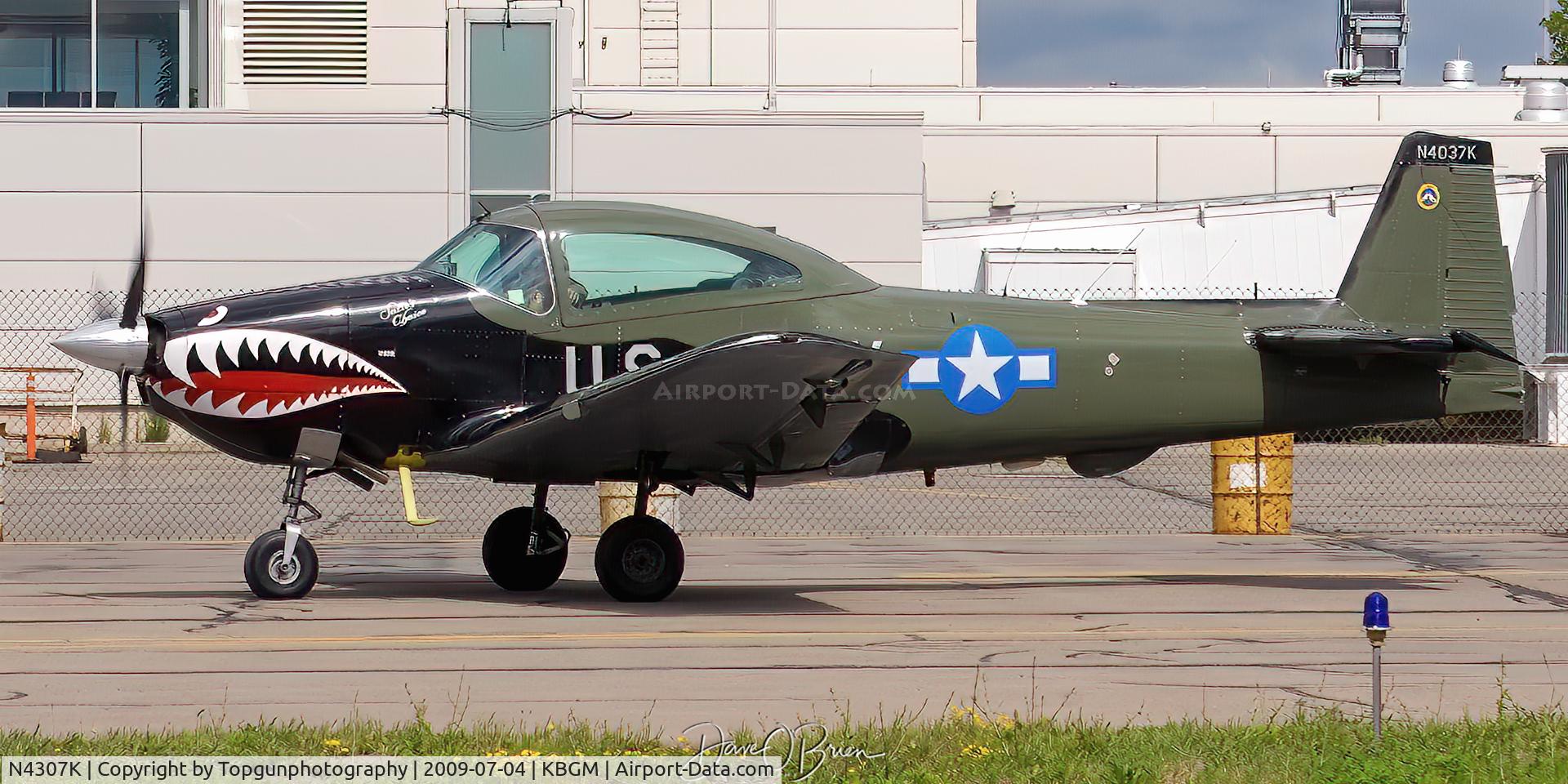 N4307K, 1948 Ryan Navion C/N NAV-4-1307, static arrival
