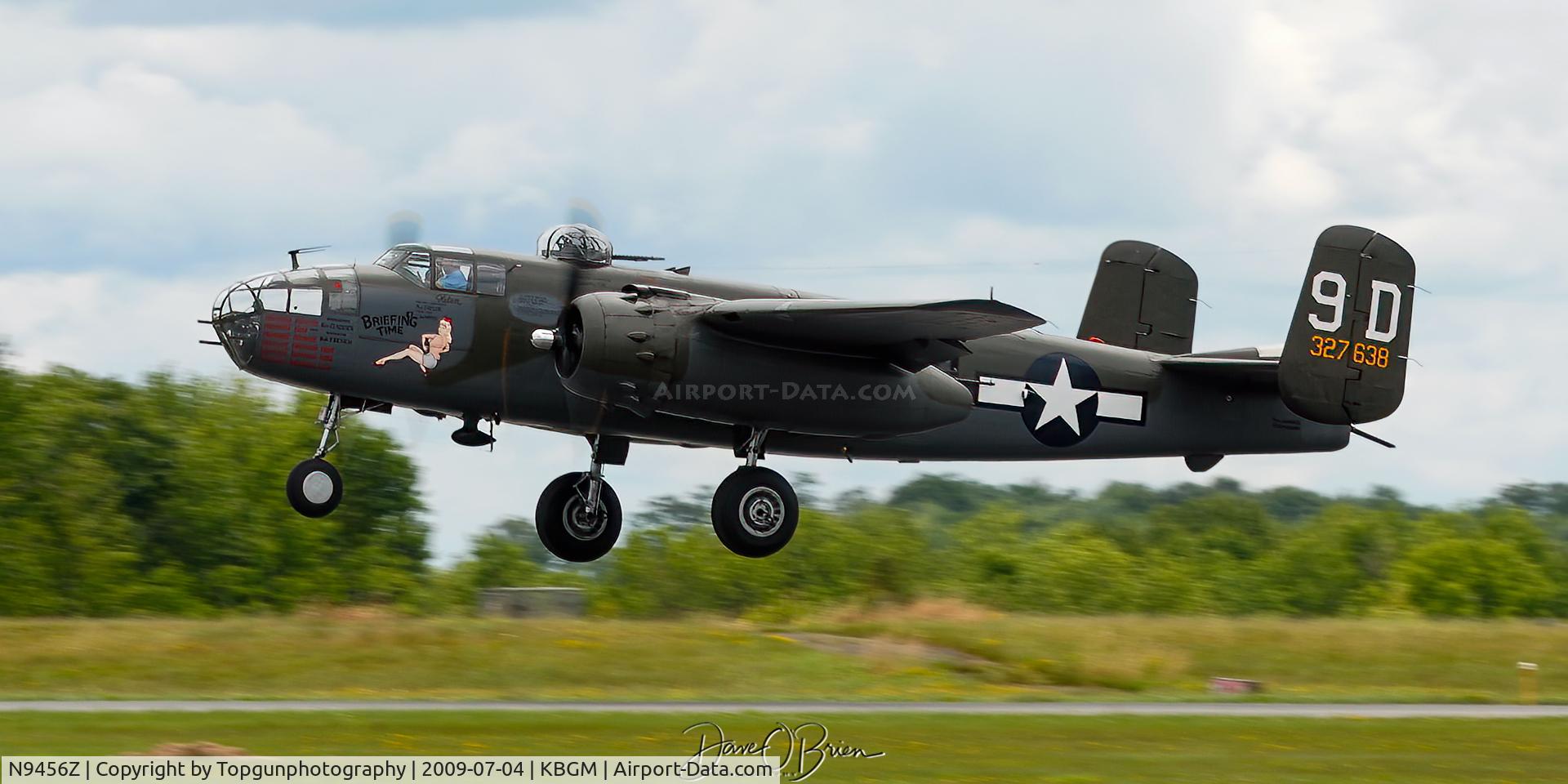 N9456Z, 1943 North American TB-25N Mitchell C/N 108-33214, Briefing Time