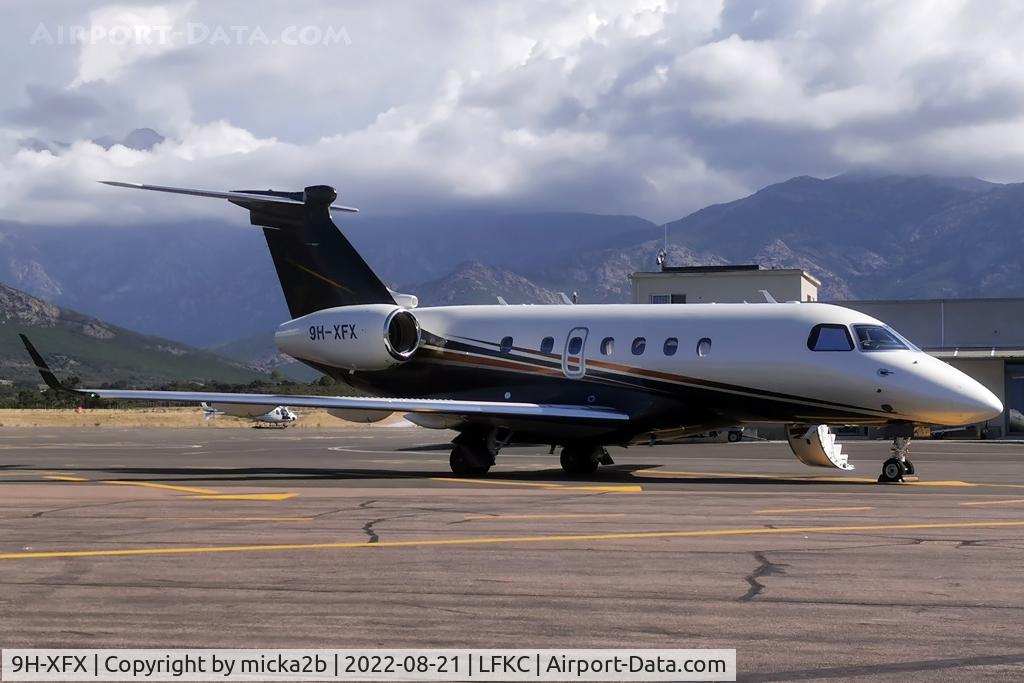 9H-XFX, 2015 Embraer EMB-550 Legacy 500 C/N 55000027, Parked