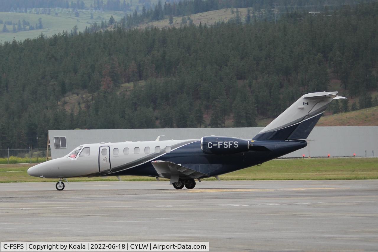 C-FSFS, 2021 Cessna 525B Citation CJ3+ C/N 525B-0654, First pic in the database. Arrival from Calgary