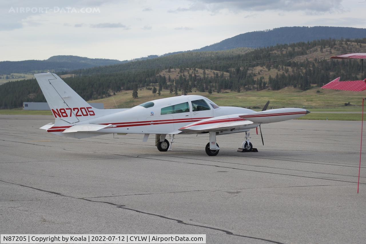 N87205, 1975 Cessna 310R C/N 310R0301, First pic in the database. Resting at the GAT.