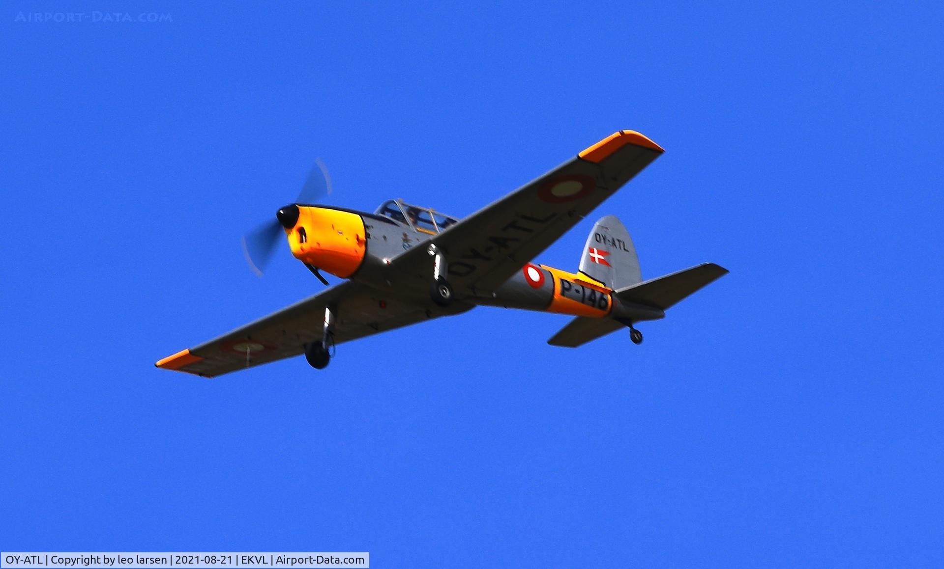 OY-ATL, 1953 De Havilland DHC-1 Chipmunk 22 C/N C1/0897, Værløse 21.8.2022