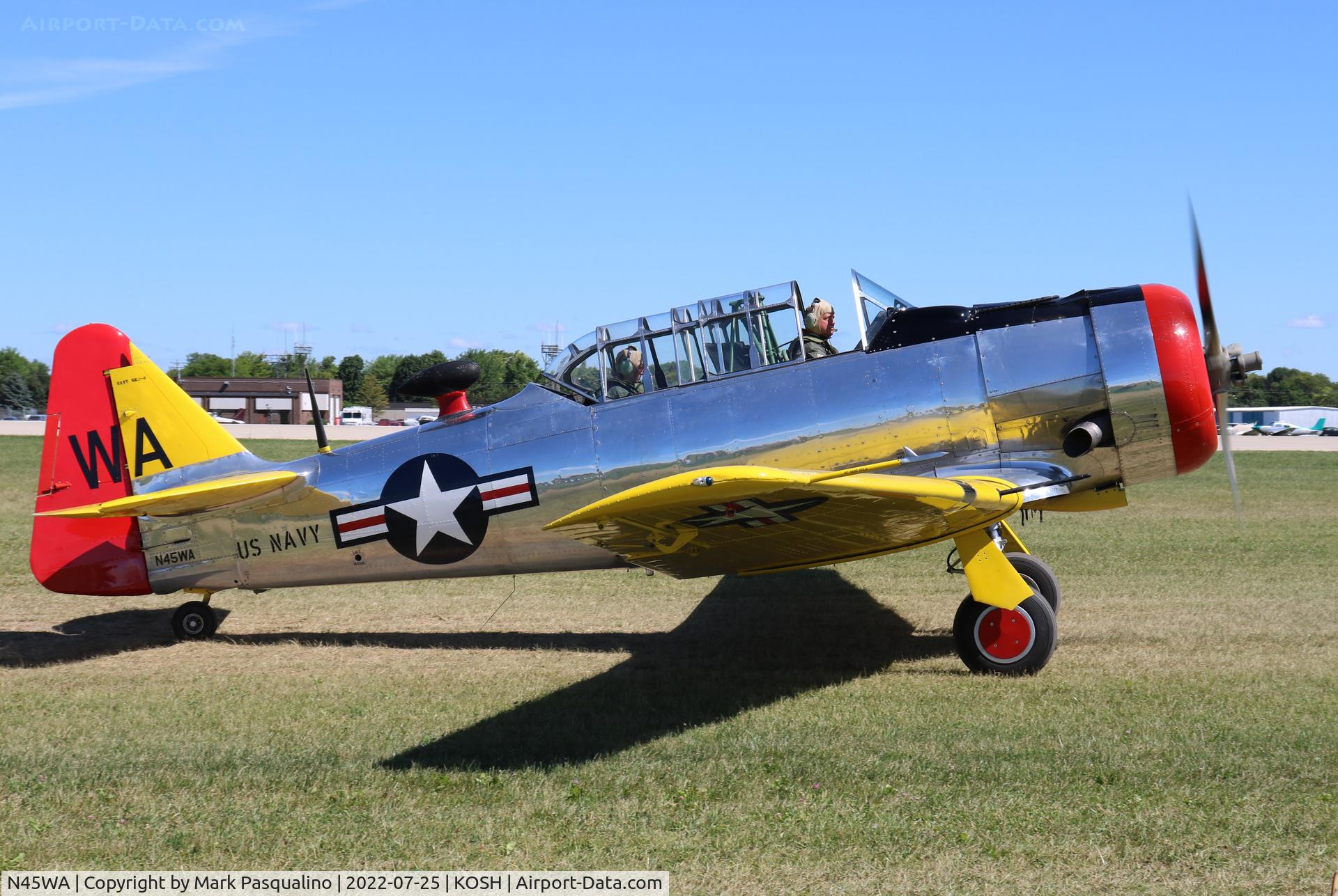 N45WA, 1943 North American SNJ-4 Texan C/N 88-11850, North American SNJ-4