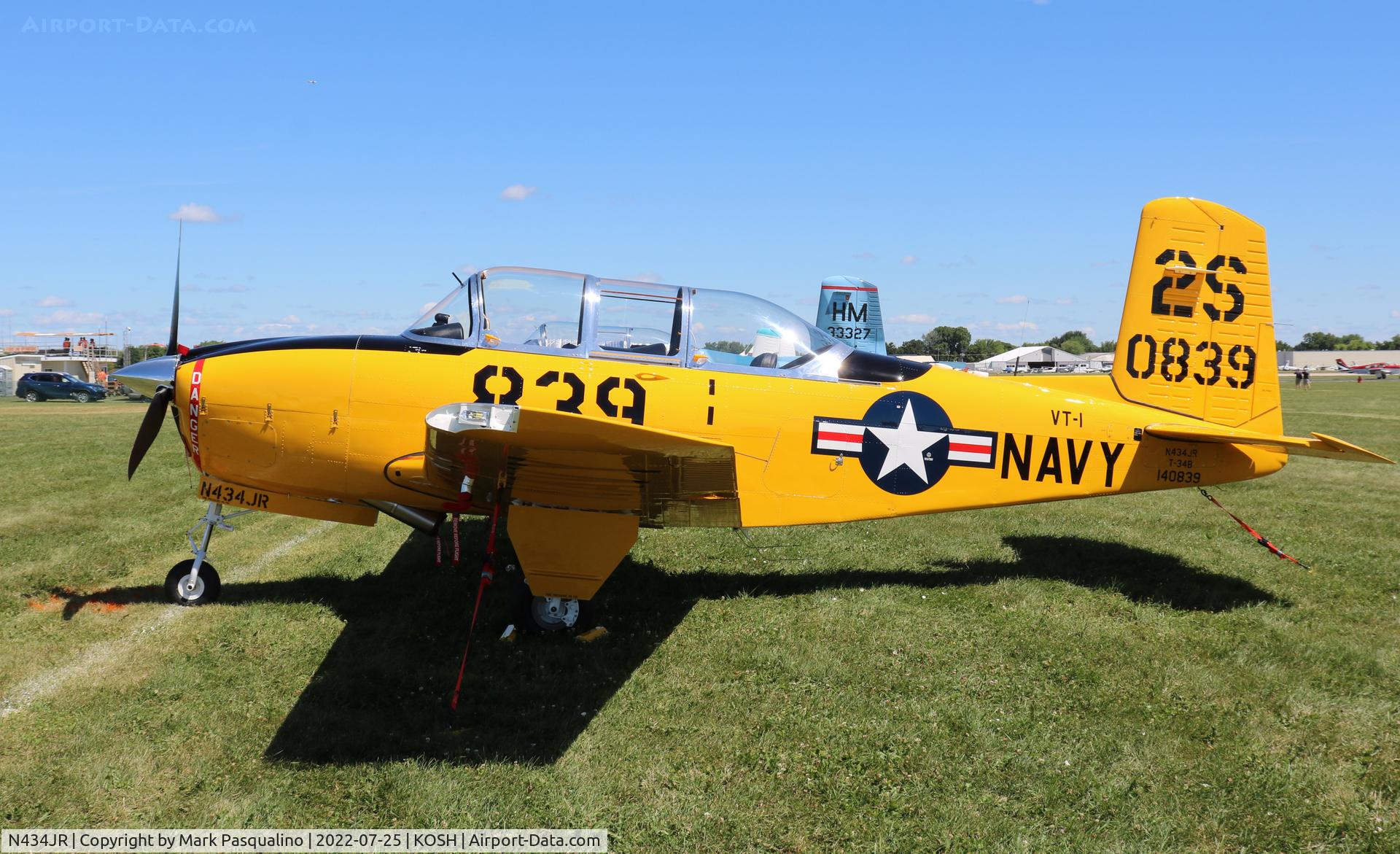 N434JR, 1955 Beech T-34B C/N BG-173, Beech T-34B