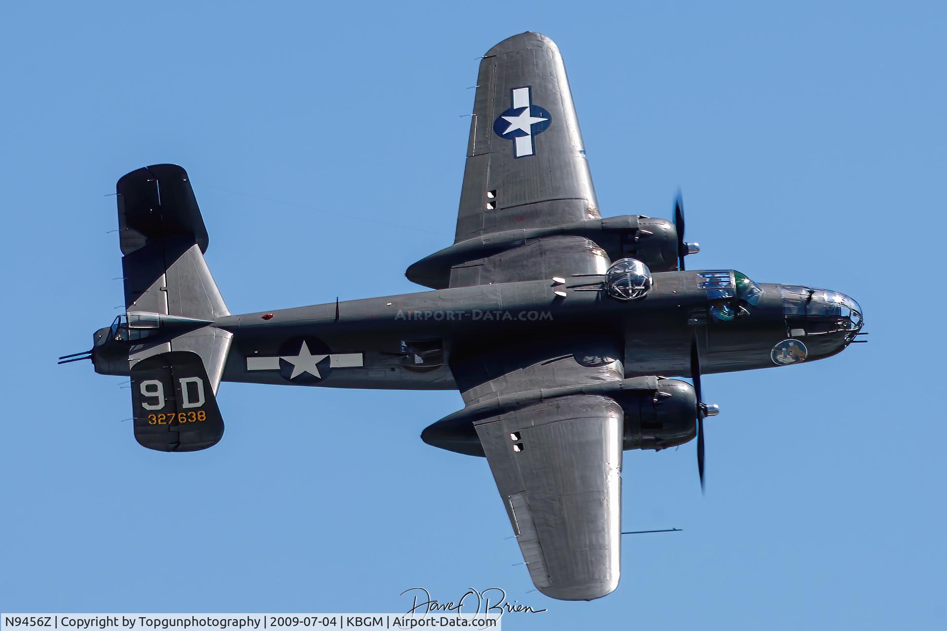N9456Z, 1943 North American TB-25N Mitchell C/N 108-33214, Photo Pass