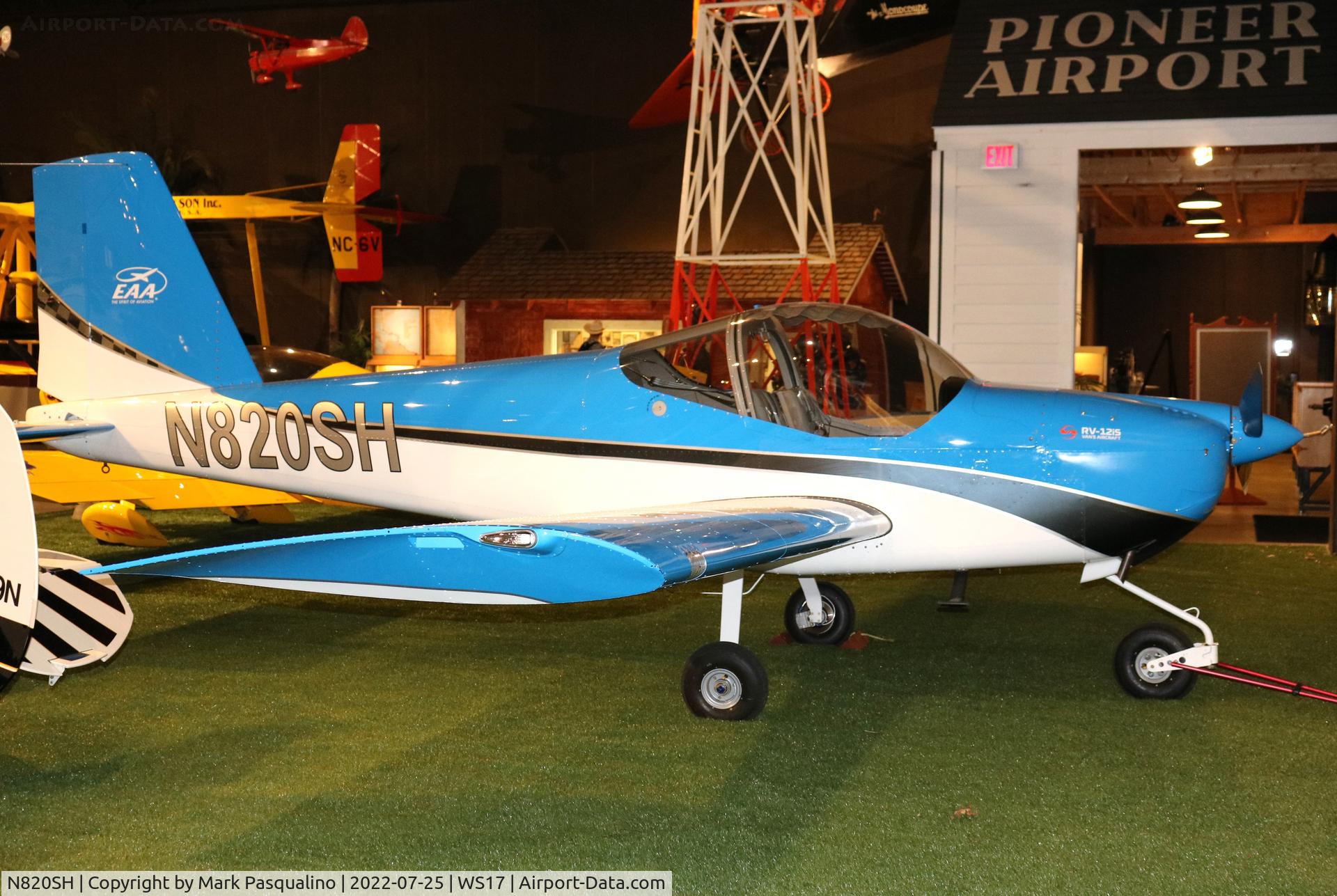 N820SH, 2019 Vans RV-12IS C/N 12082, Vans RV-12IS