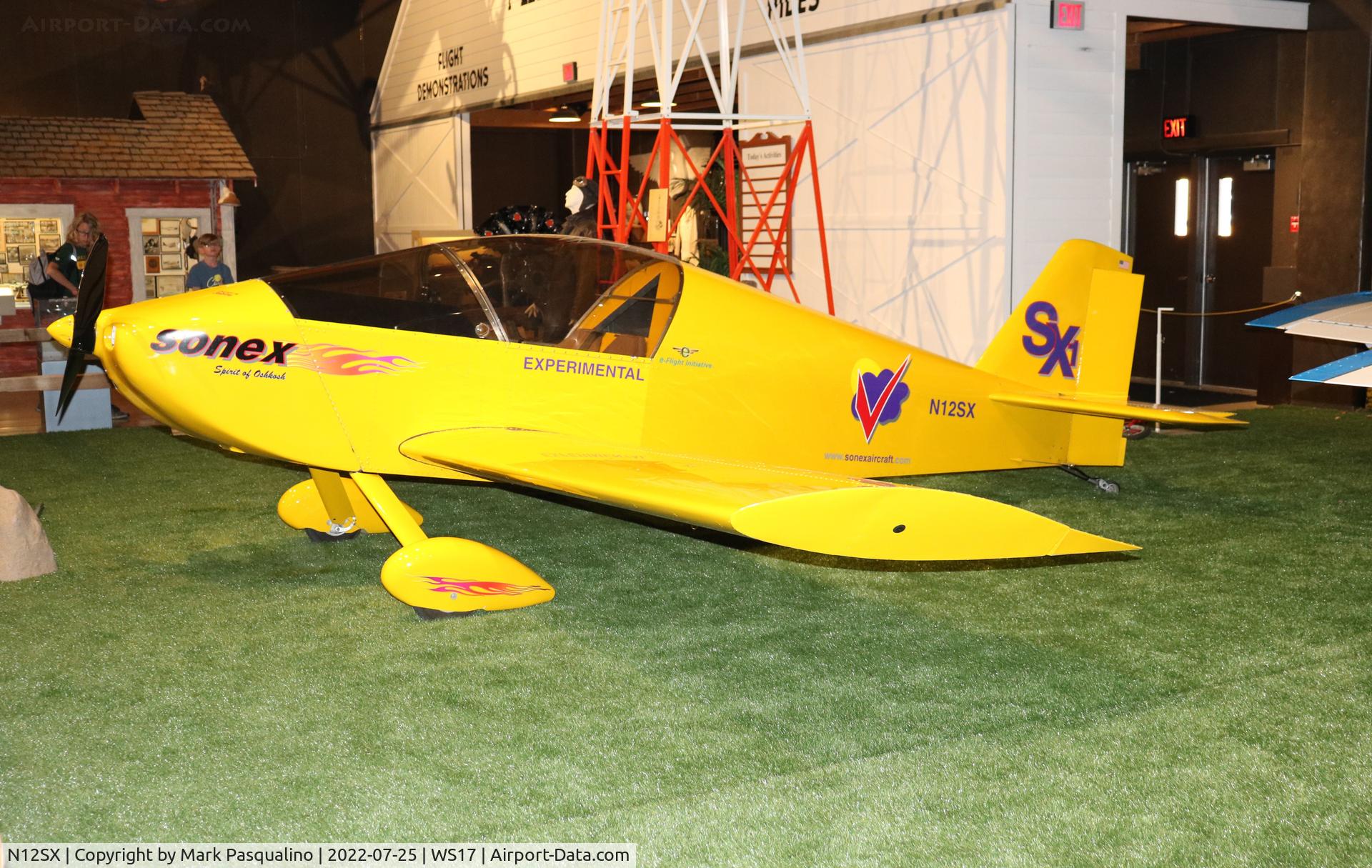 N12SX, Sonex Sonex C/N 001 (N12SX), Sonex