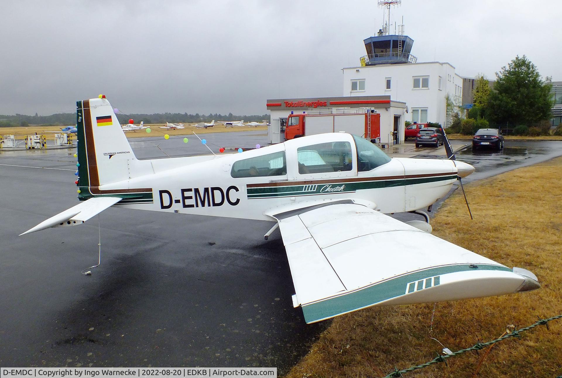 D-EMDC, Grumman American AA-5A Cheetah C/N AA05-0045, Grumman American AA-5A Cheetah at the 2022 Grumman Fly-in at Bonn-Hangelar airfield