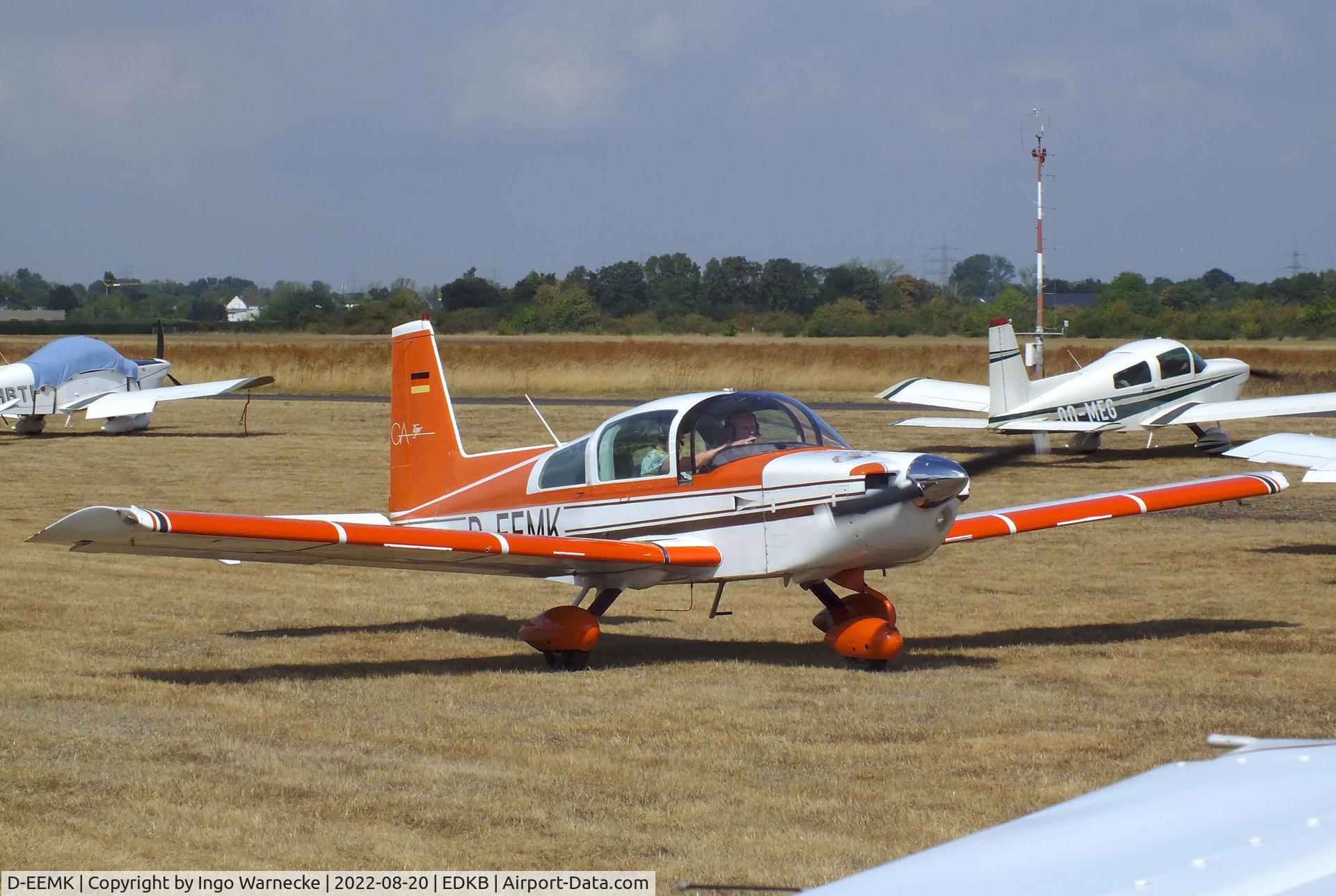 D-EEMK, 1978 Grumman American AA-5B Tiger Tiger C/N AA5B1014, Grumman American AA-5B Tiger at the 2022 Grumman Fly-in at Bonn-Hangelar airfield