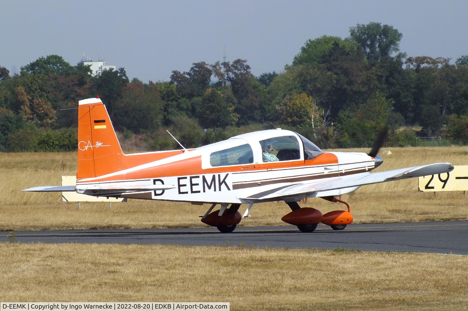 D-EEMK, 1978 Grumman American AA-5B Tiger Tiger C/N AA5B1014, Grumman American AA-5B Tiger at the 2022 Grumman Fly-in at Bonn-Hangelar airfield