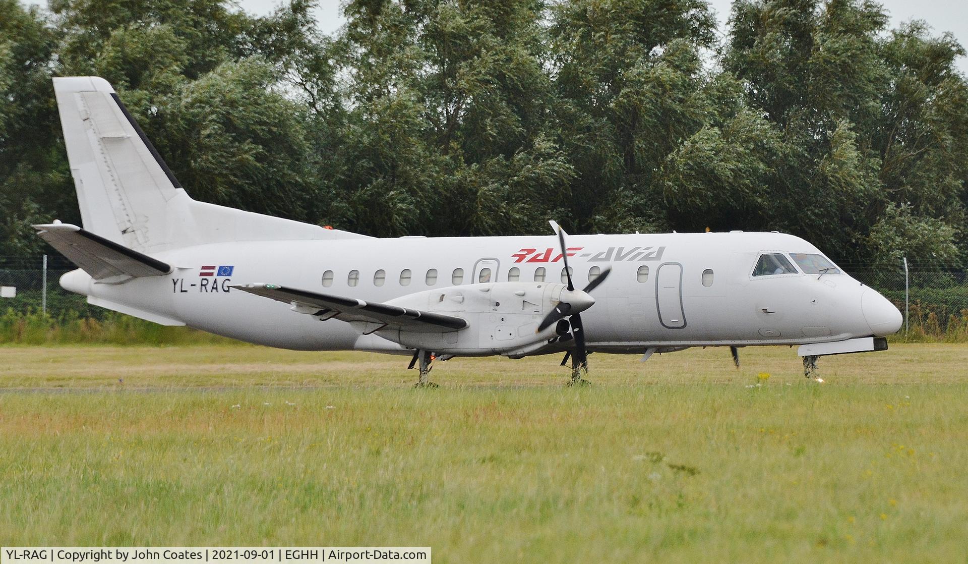 YL-RAG, 1986 Saab SF340A(F) C/N 340A-052, Taxiing to depart