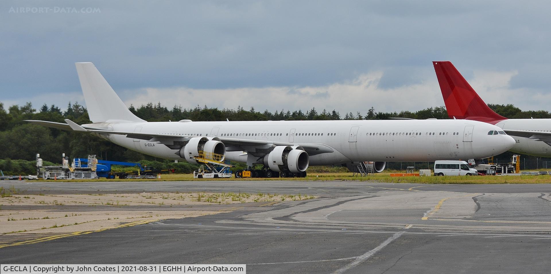 G-ECLA, 2008 Airbus A340-642X C/N 933, Receiving attention