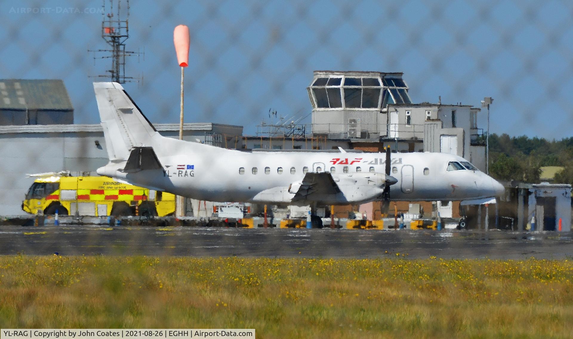 YL-RAG, 1986 Saab SF340A(F) C/N 340A-052, At Cargo apron