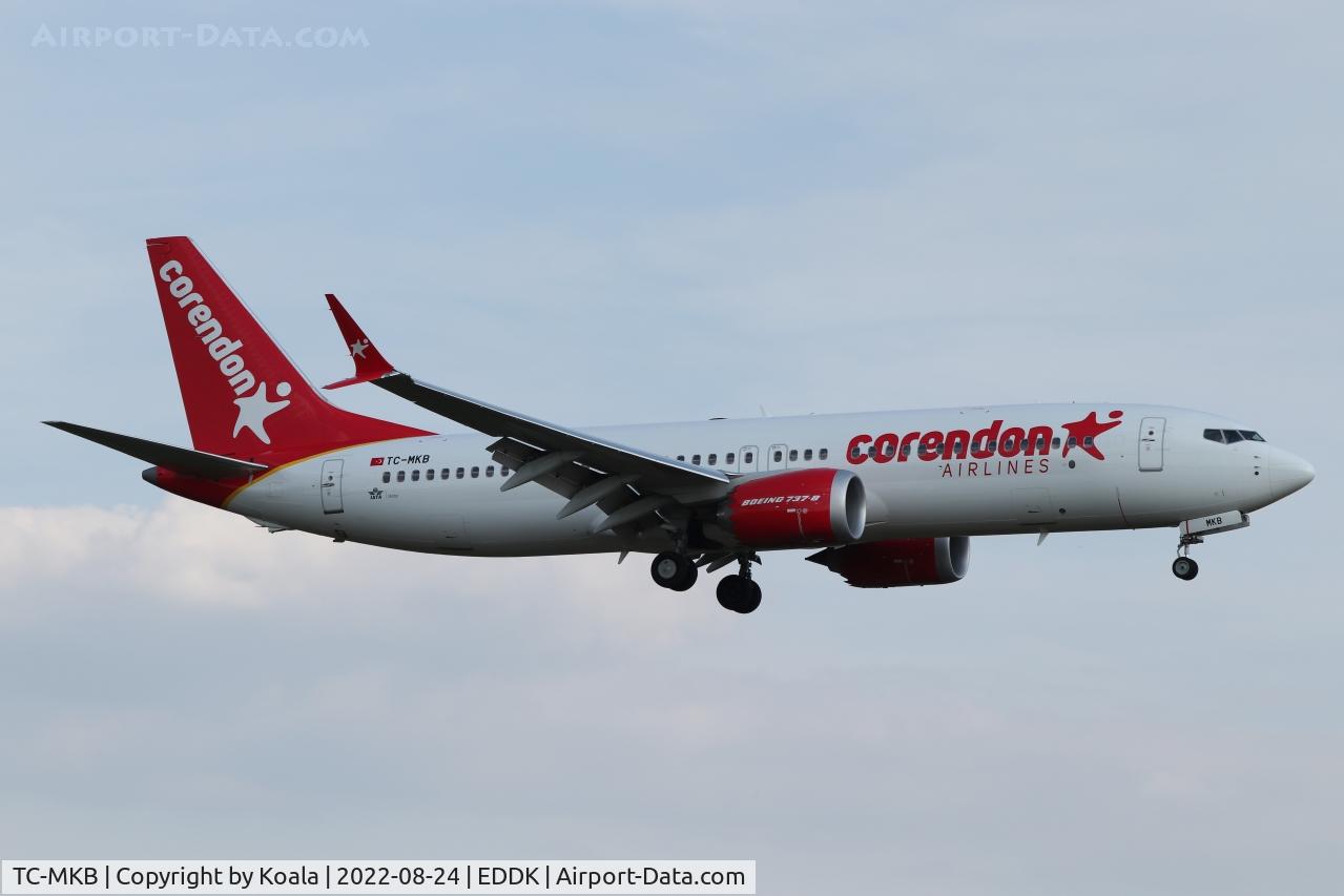 TC-MKB, 2005 Boeing 737-8 MAX C/N 65901, First pic in the database. Arrival runway 24 from Antalya.
