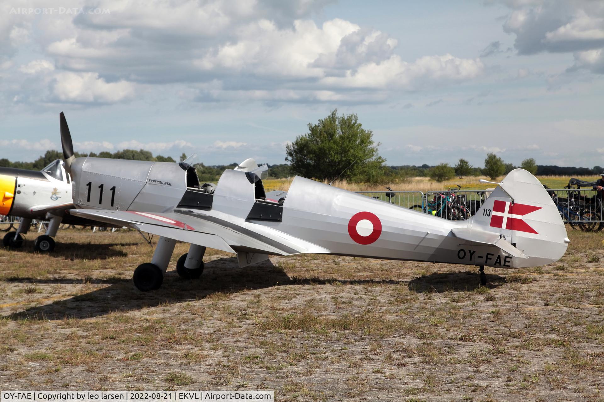 OY-FAE, 1946 SAI KZ IIT Traener C/N 119, Værløse 21.8.2022