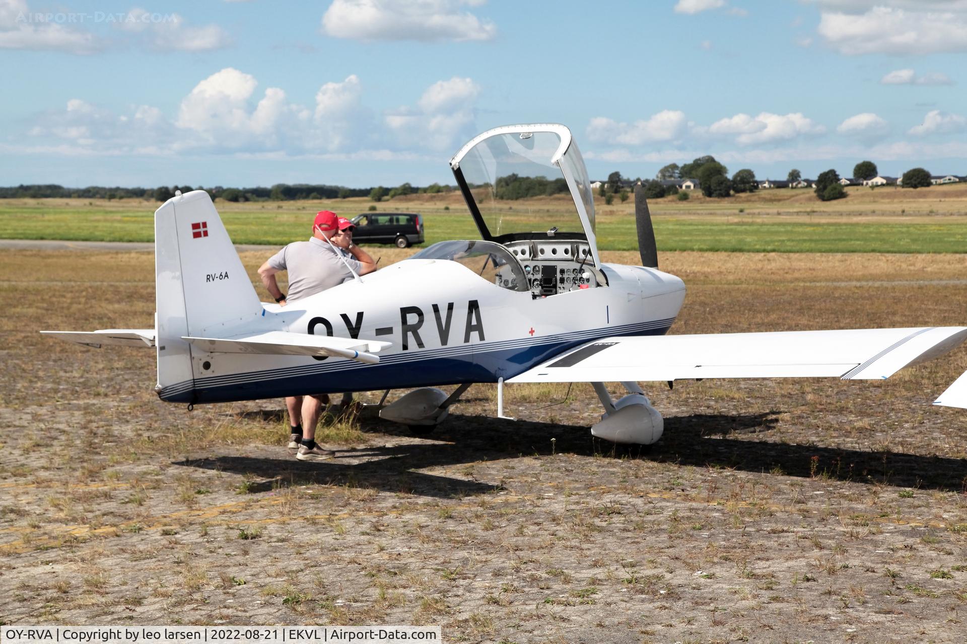 OY-RVA, 2000 Vans RV-6A C/N 25032, Værløse 21.8.2022