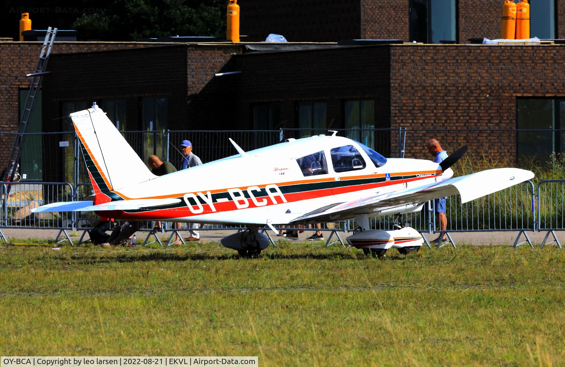 OY-BCA, 1967 Piper PA-28-180 Cherokee C/N 28-3971, Værløse 21.8.2022
