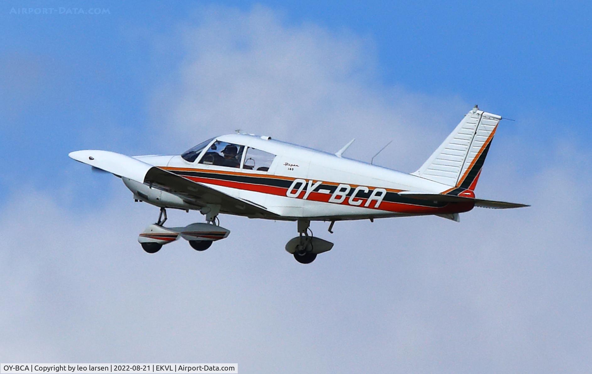 OY-BCA, 1967 Piper PA-28-180 Cherokee C/N 28-3971, Værløse 21.8.2022