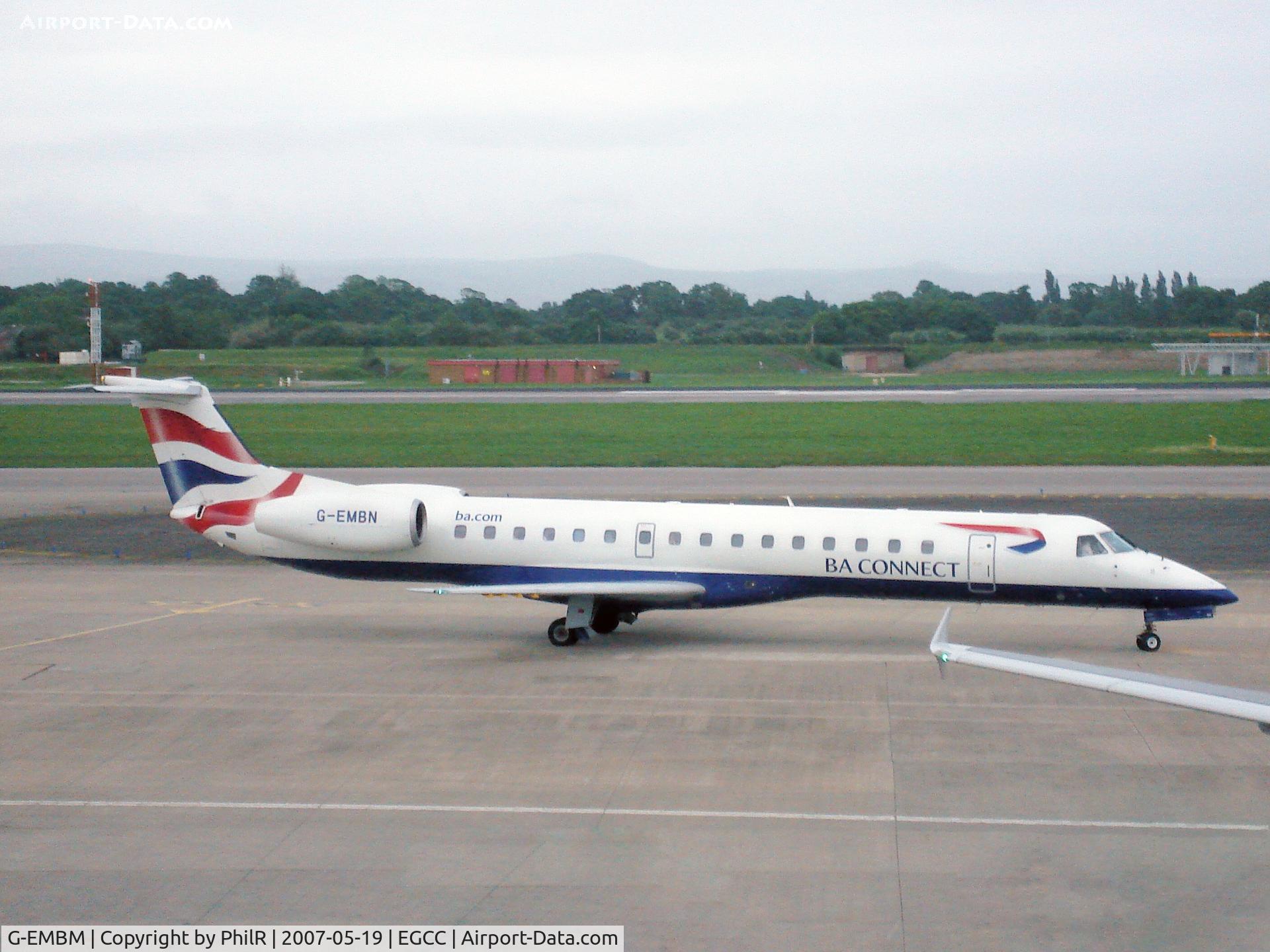 G-EMBM, 1999 Embraer EMB-145EU (ERJ-145EU) C/N 145196, British Airways Connect 1999 Embraer ERJ145 EU G-EMBN MAN