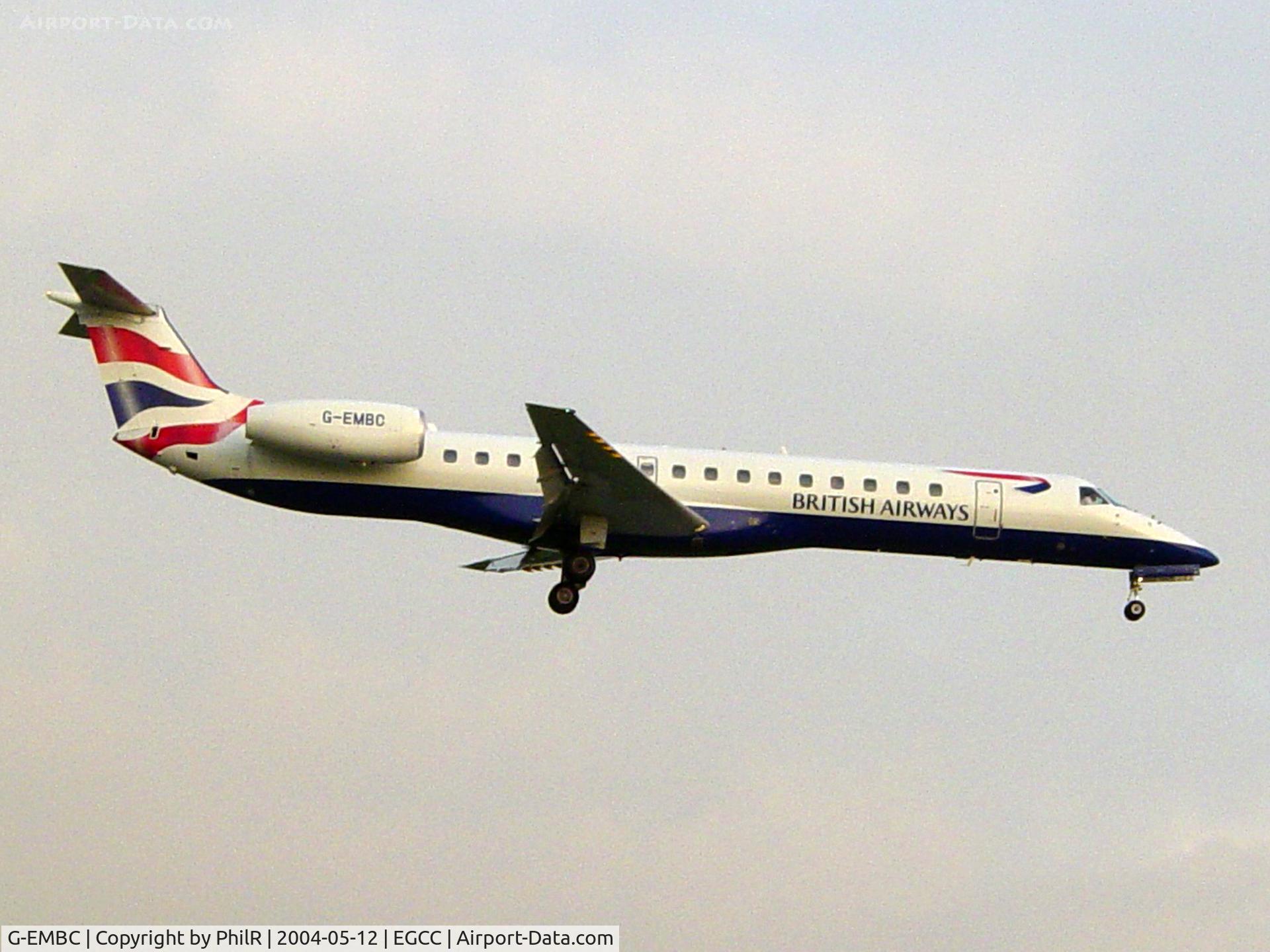 G-EMBC, 1997 Embraer EMB-145EP (ERJ-145EP) C/N 145024, British Airways 1997 Embraer  EMB-145EP G-EMBC MAN