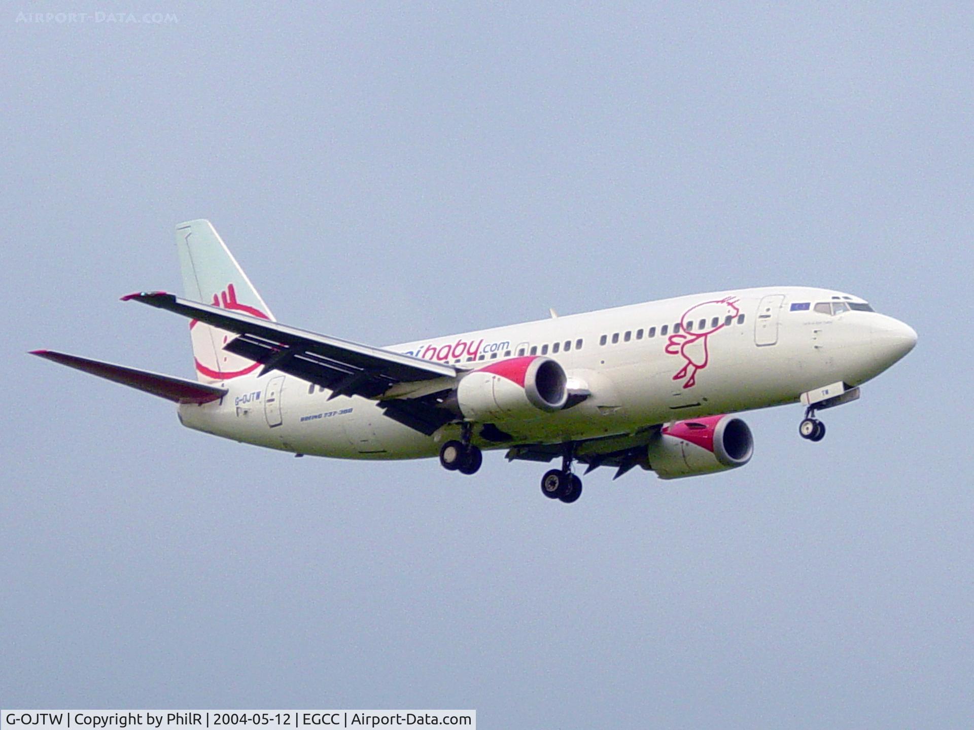 G-OJTW, 1997 Boeing 737-36N C/N 28558, bmi baby 1997 Boeing 737-300 G-OJTW MAN