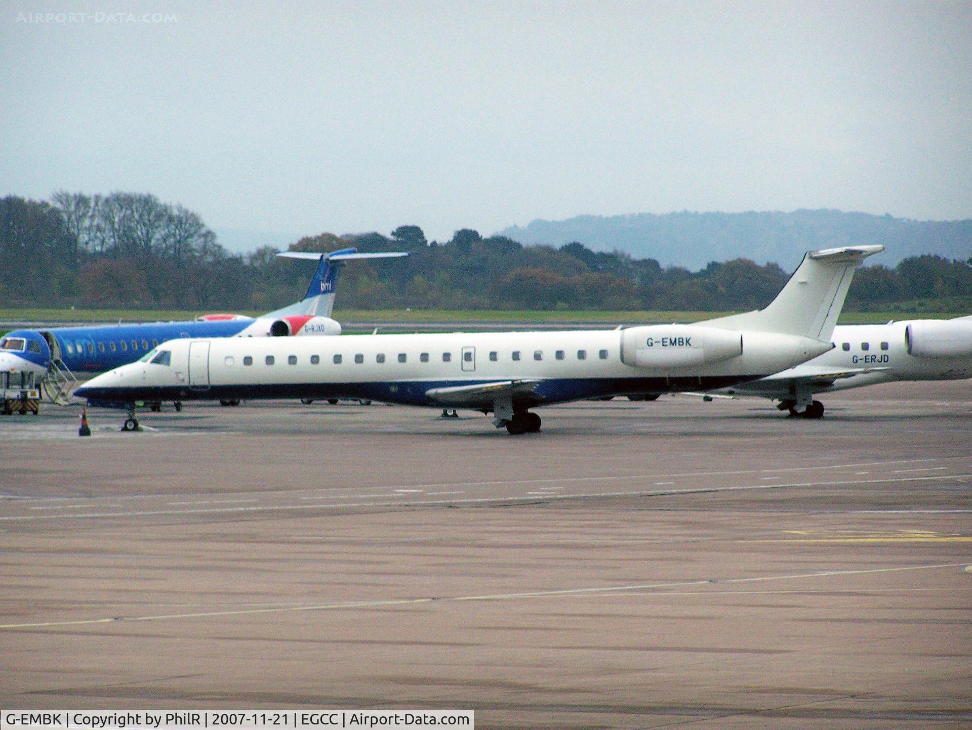 G-EMBK, 1999 Embraer EMB-145EU (ERJ-145EU) C/N 145167, 1999 Embraer EMB-145EU Flybe G-EMBK MAN