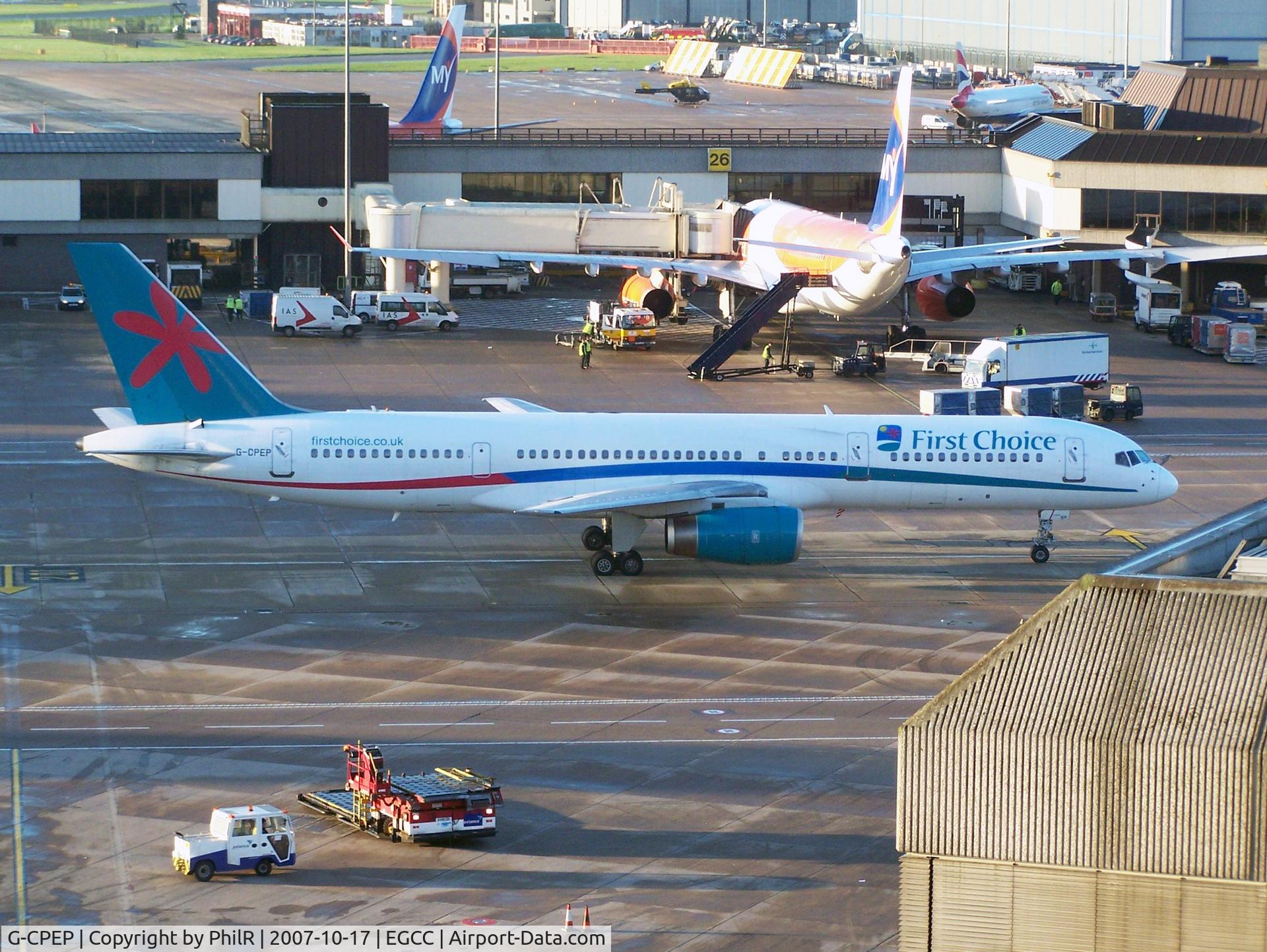 G-CPEP, 1991 Boeing 757-2Y0 C/N 25268, First Choice 1991 Boeing 757-200 G-CPEP MAN