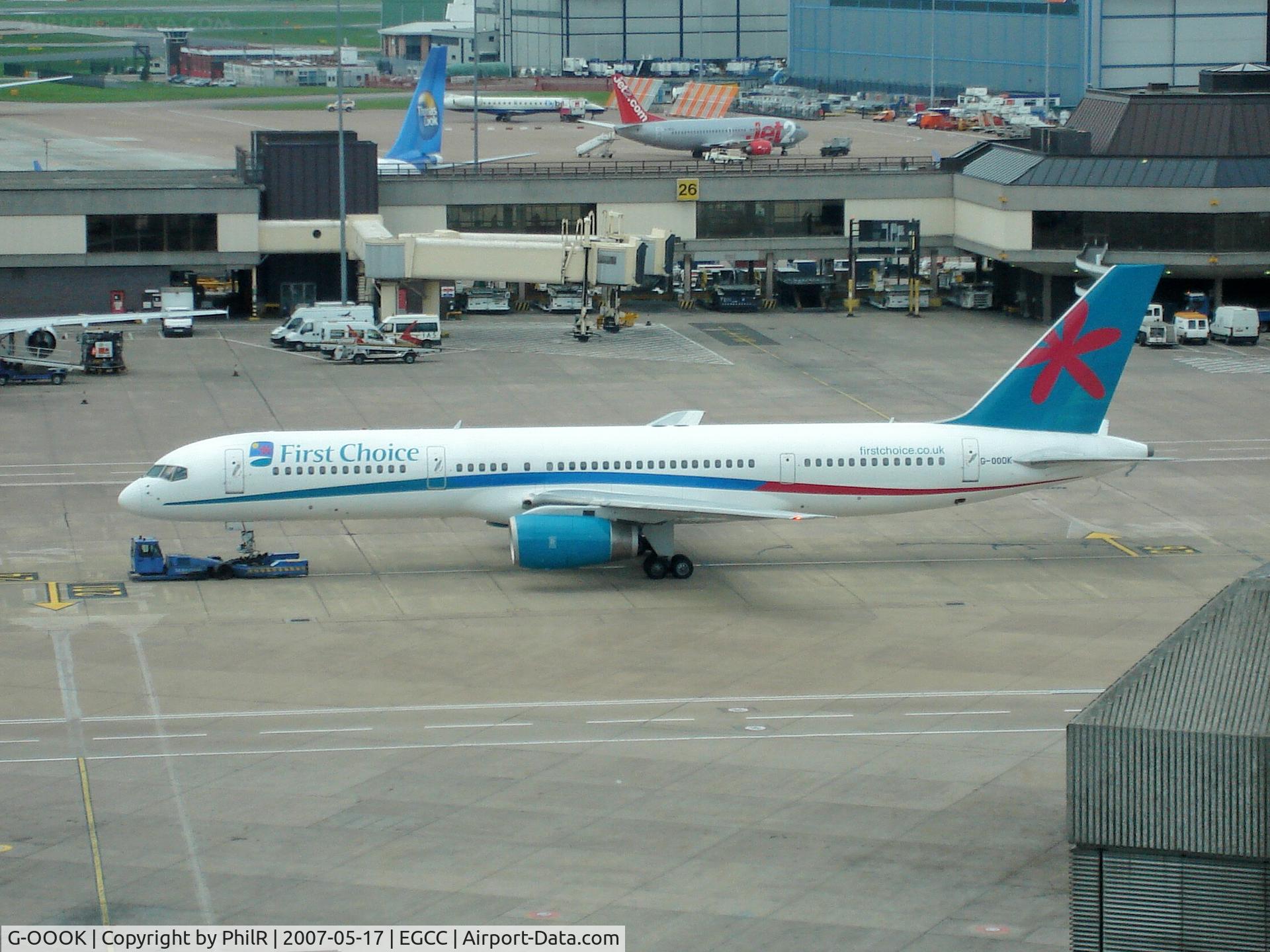 G-OOOK, 1991 Boeing 757-236 C/N 25054, First Choice 1991 Boeing 757-200  G-OOOK MAN