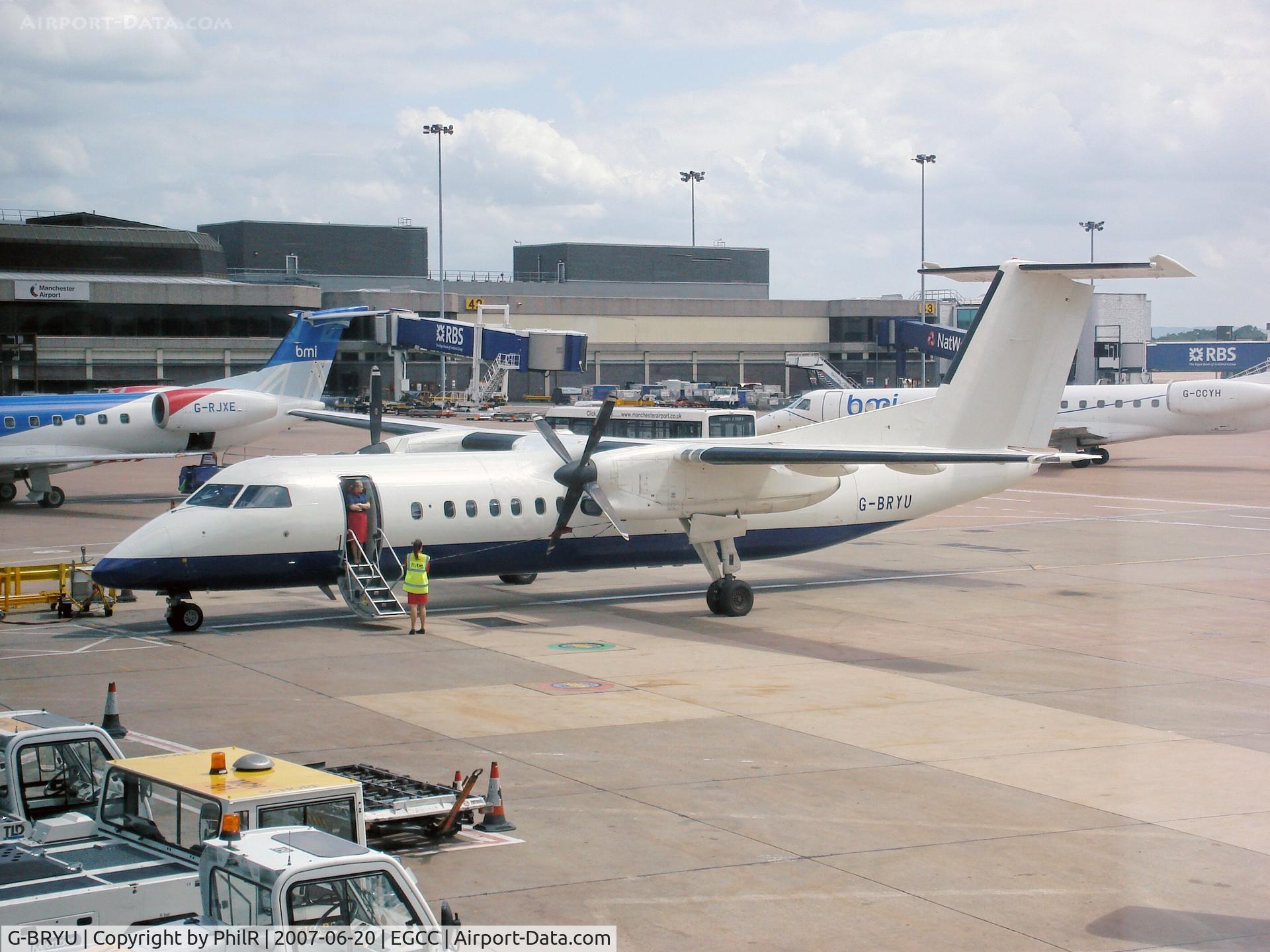 G-BRYU, 1997 De Havilland Canada DHC-8-311 Dash 8 C/N 458, Flybe 1997 DHC-8-300 G-BRYU MAN