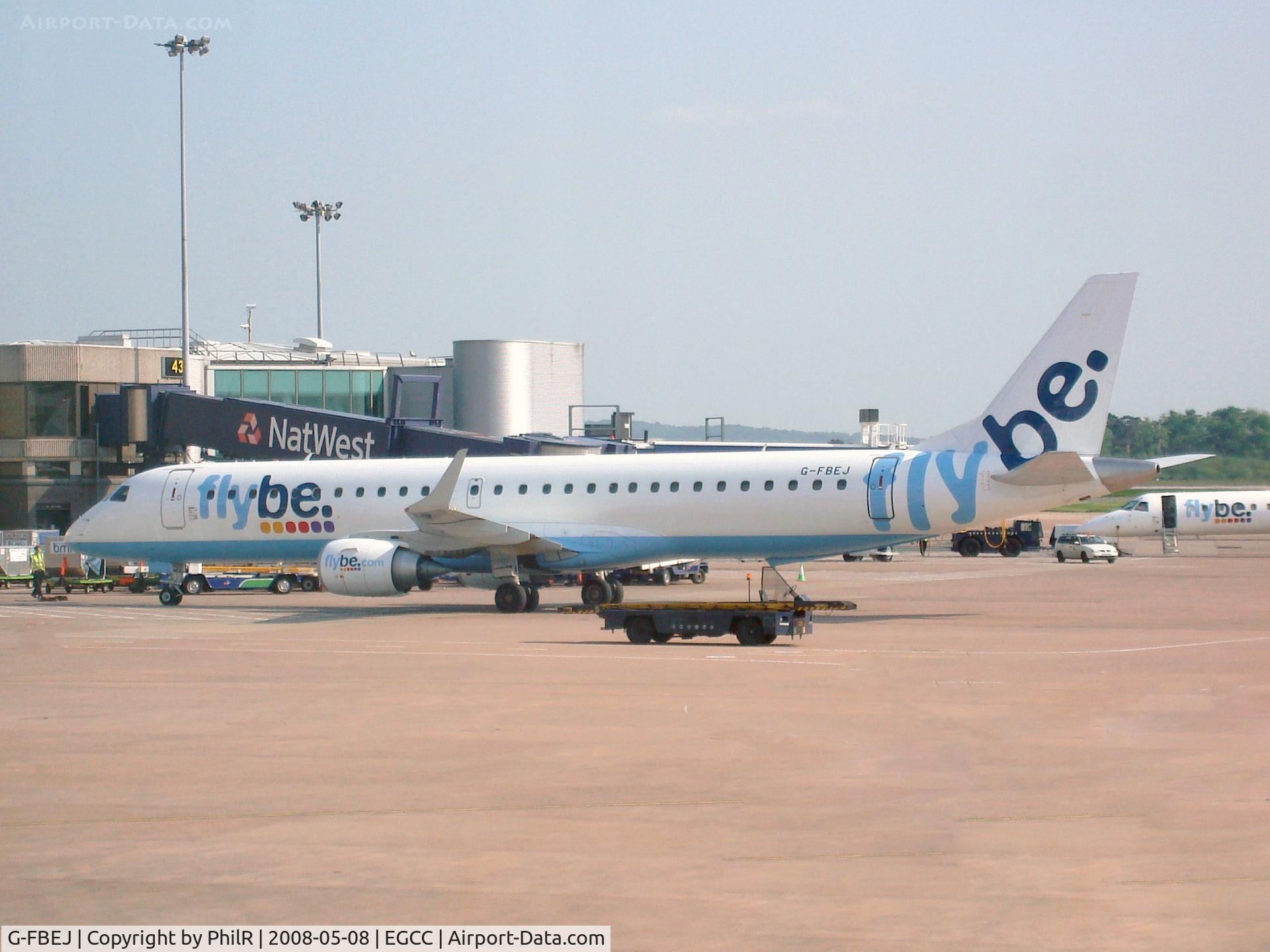 G-FBEJ, 2007 Embraer 195LR (ERJ-190-200LR) C/N 19000155, Flybe 2007 Embraer EMJ-190 200LR G-FBEJ MAN