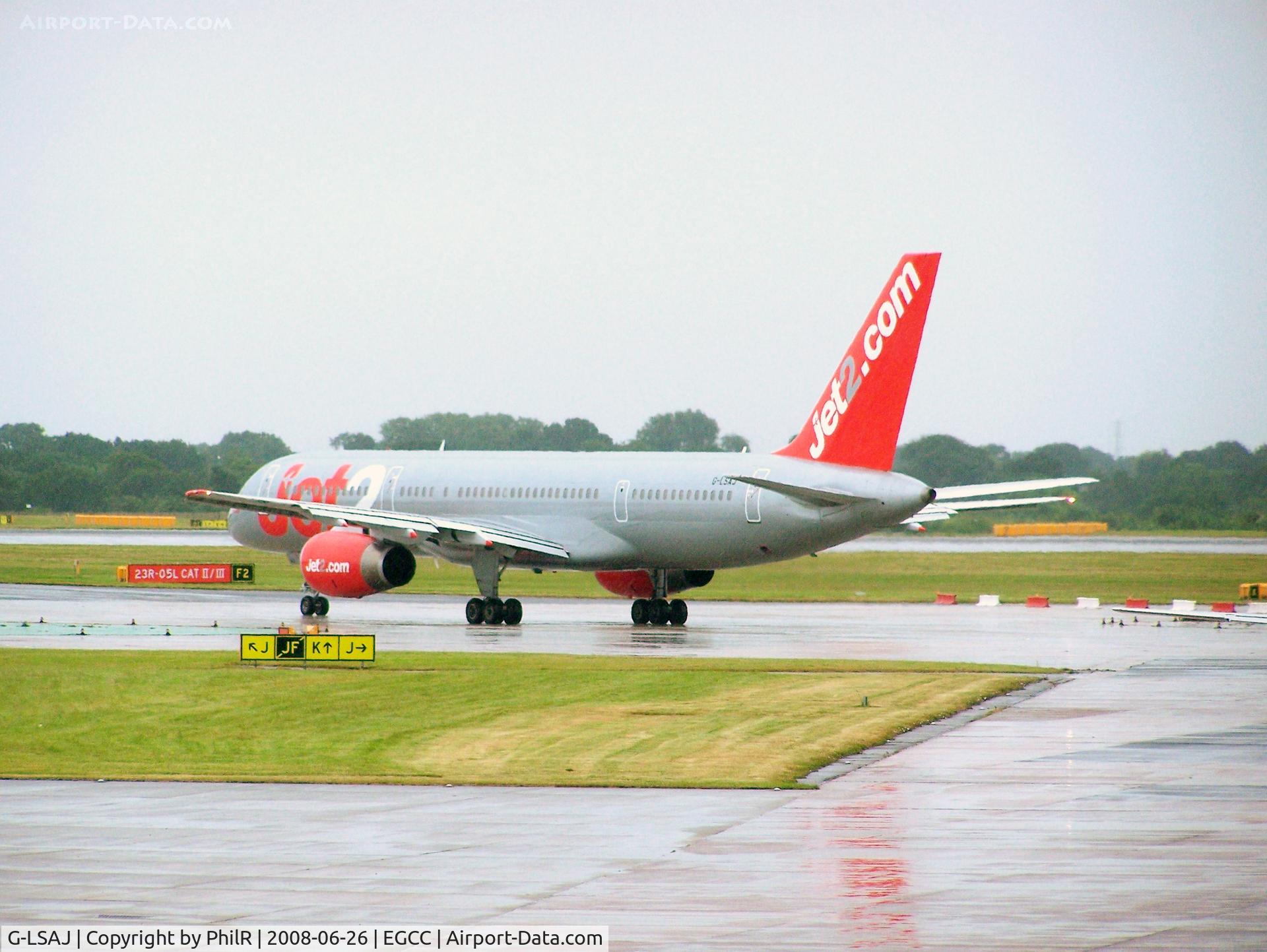 G-LSAJ, 1990 Boeing 757-236 C/N 24793, G-LSAJ 1990 Boeing 757-200 Jet2 MAN