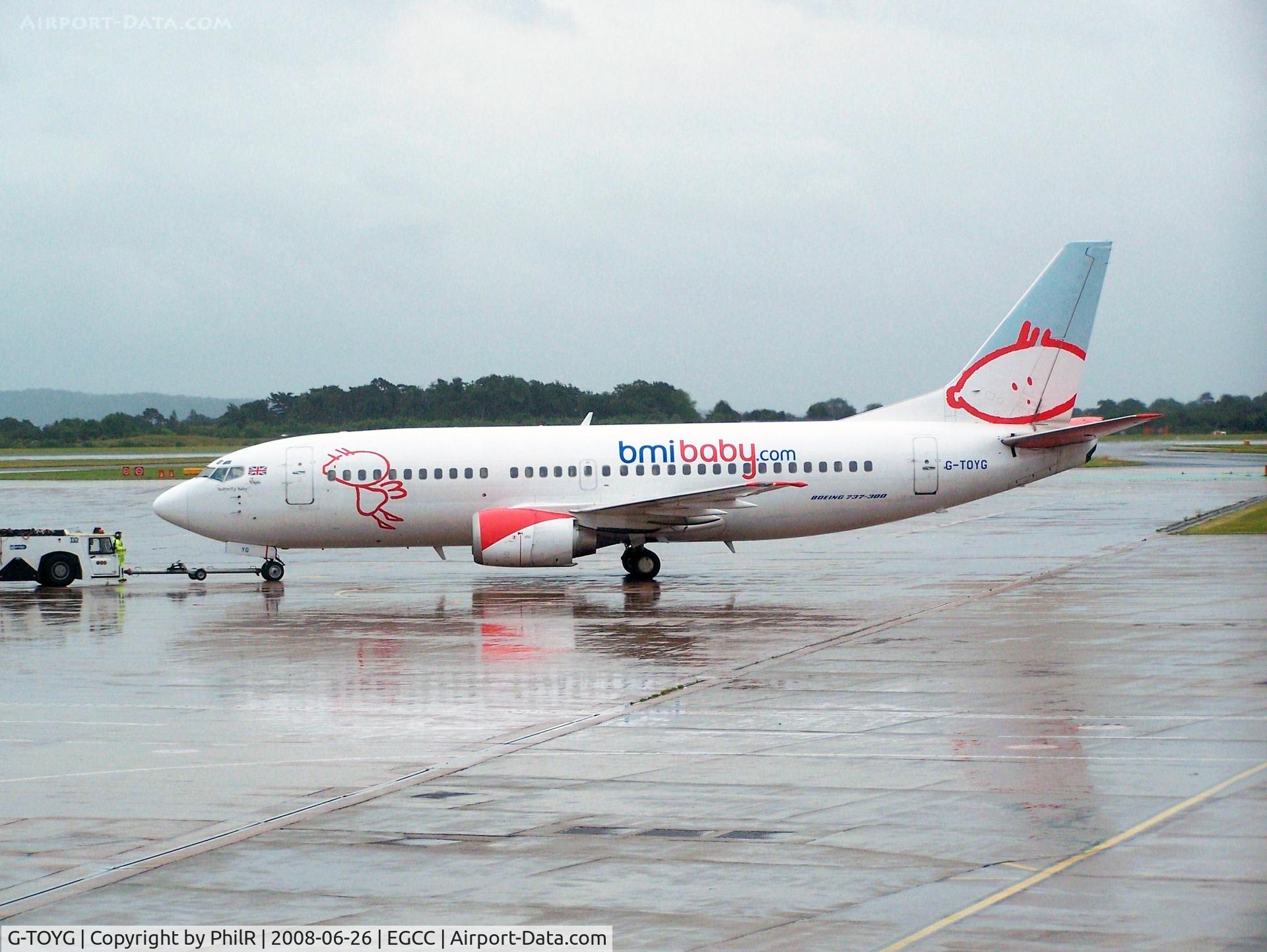 G-TOYG, 1998 Boeing 737-36N C/N 28872, G-TOYG 1998 Boeing 737-300 bmi baby MAN