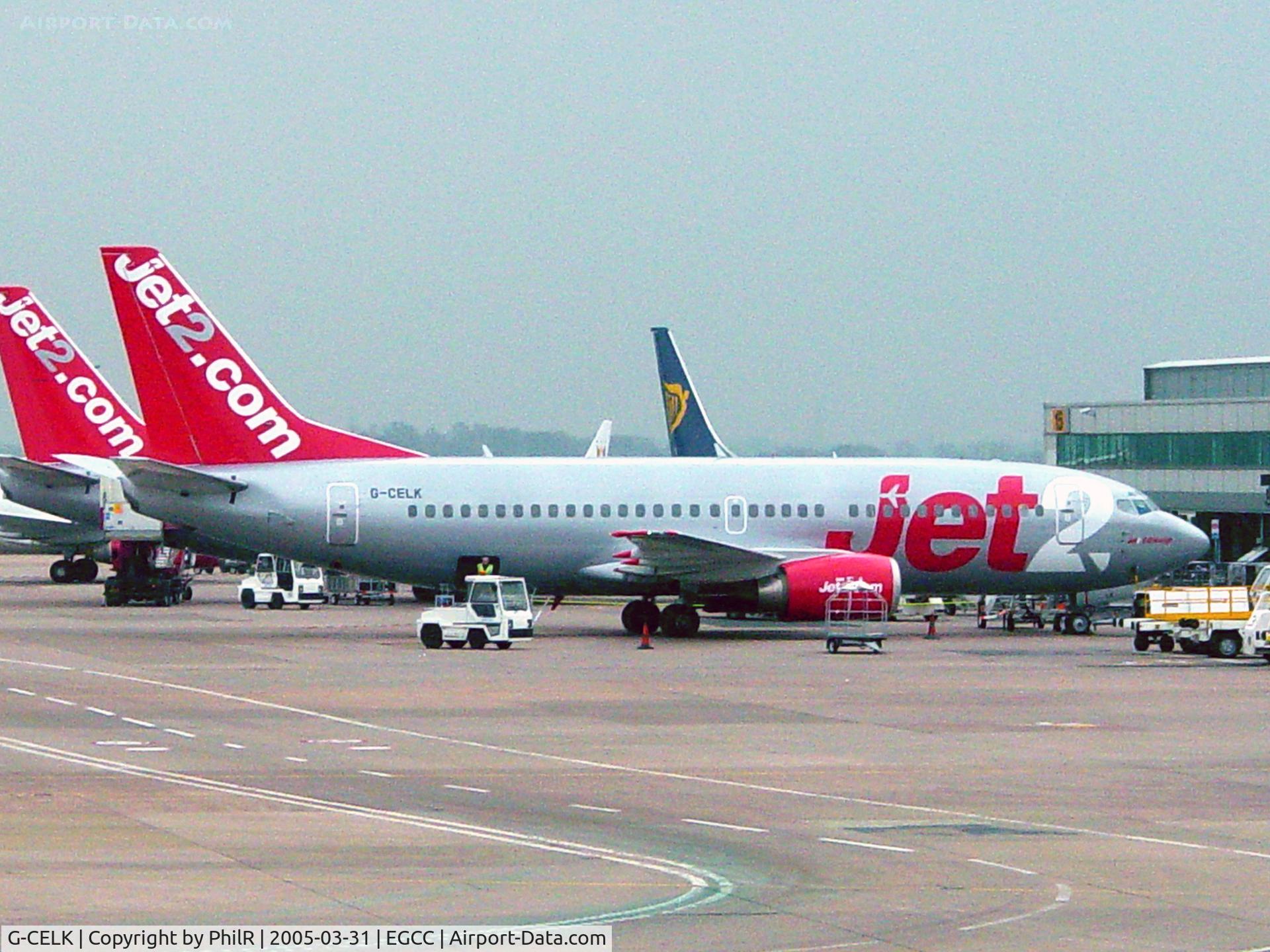 G-CELK, 1986 Boeing 737-330 C/N 23530, Jet 2 1986 Boeing 737-300 G-CELK MAN