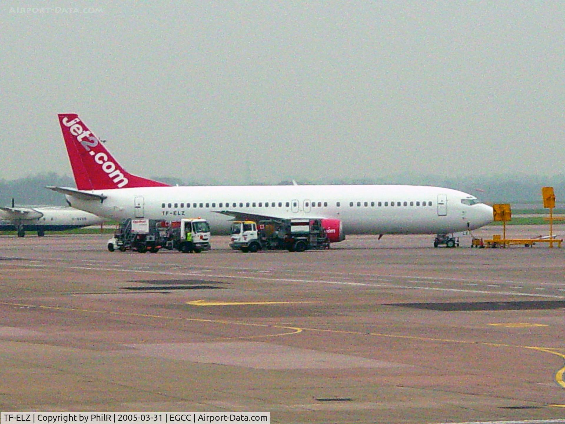 TF-ELZ, 1989 Boeing 737-4YO C/N 23980, Jet 2 1989 Boeing 737-400 TF-ELZ MAN
