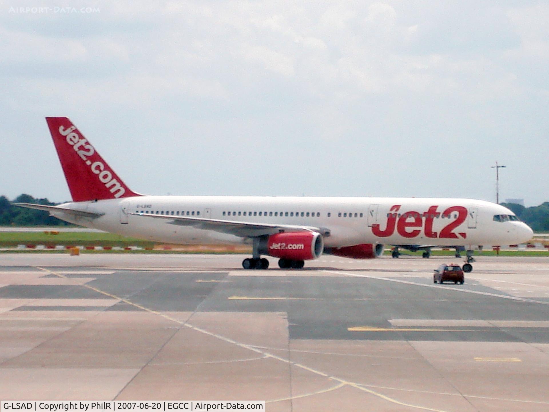 G-LSAD, 1989 Boeing 757-236 C/N 24397, Jet2 1989 Boeing 757-200 G-LSAD MAN