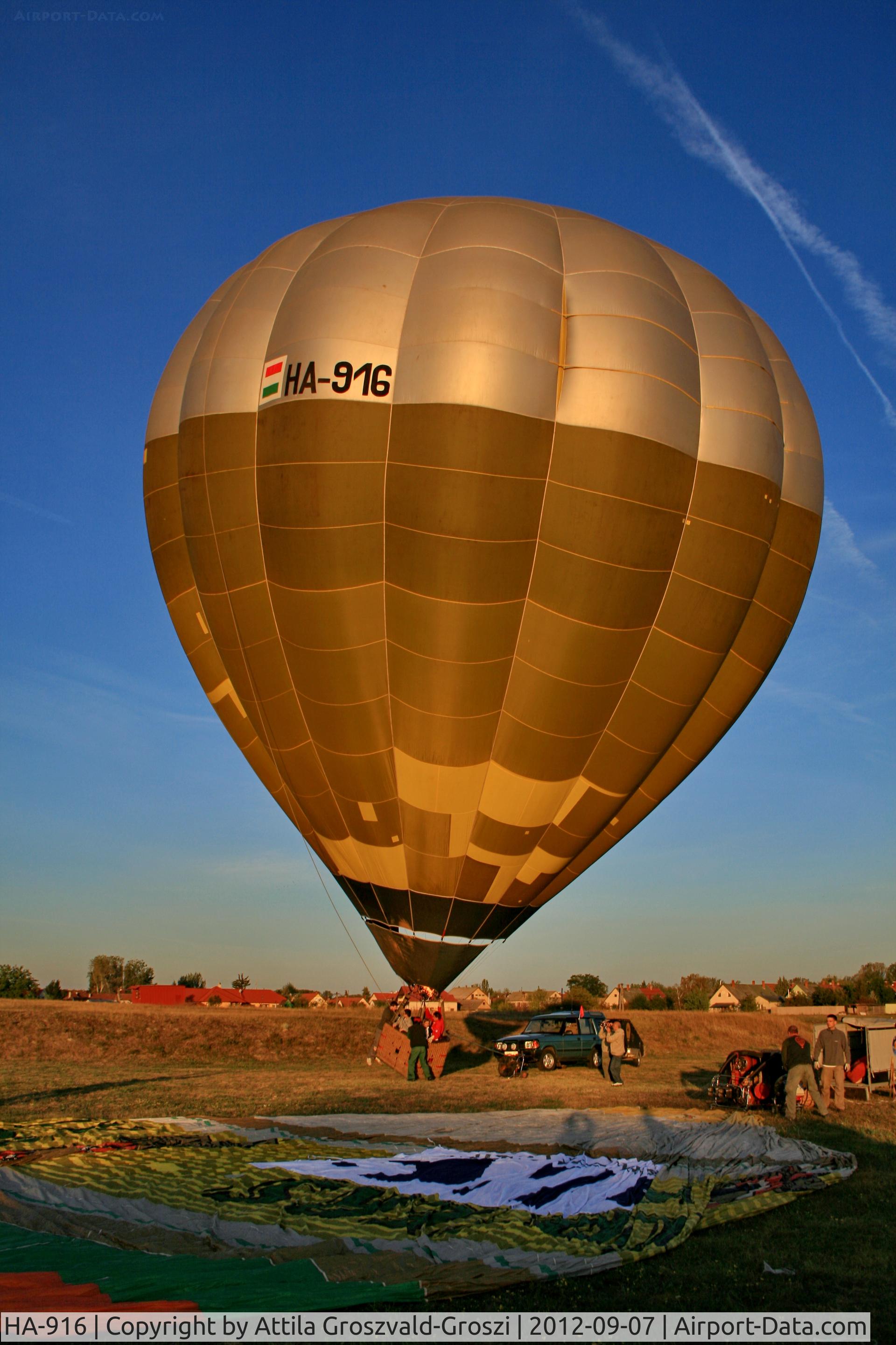 HA-916, Schroeder Fire Ballons G 36/16 C/N 442, Székesfehérvár, Hungary - Velencei tavi h?légballon karnevál 2012