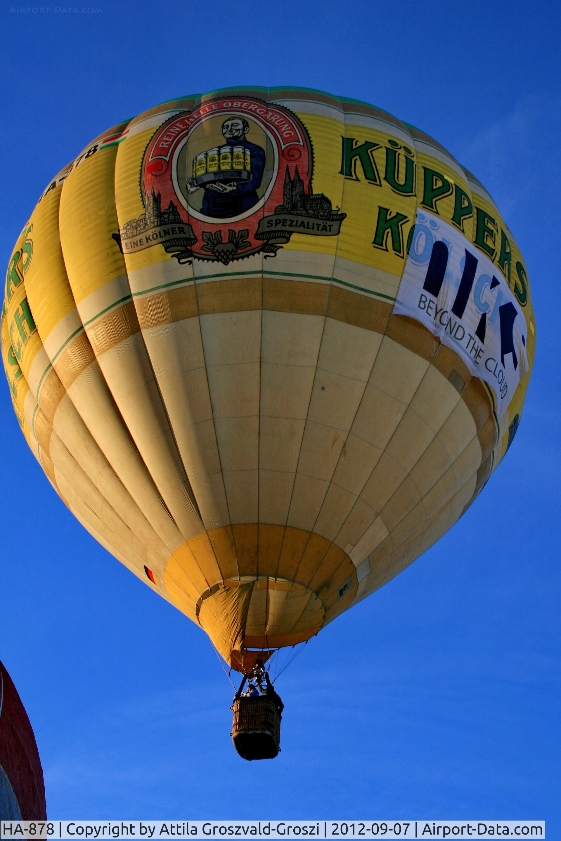 HA-878, 1990 Schroeder Fire Balloons G C/N 133, Székesfehérvár, Hungary - Velencei tavi hölégballon karnevál 2012