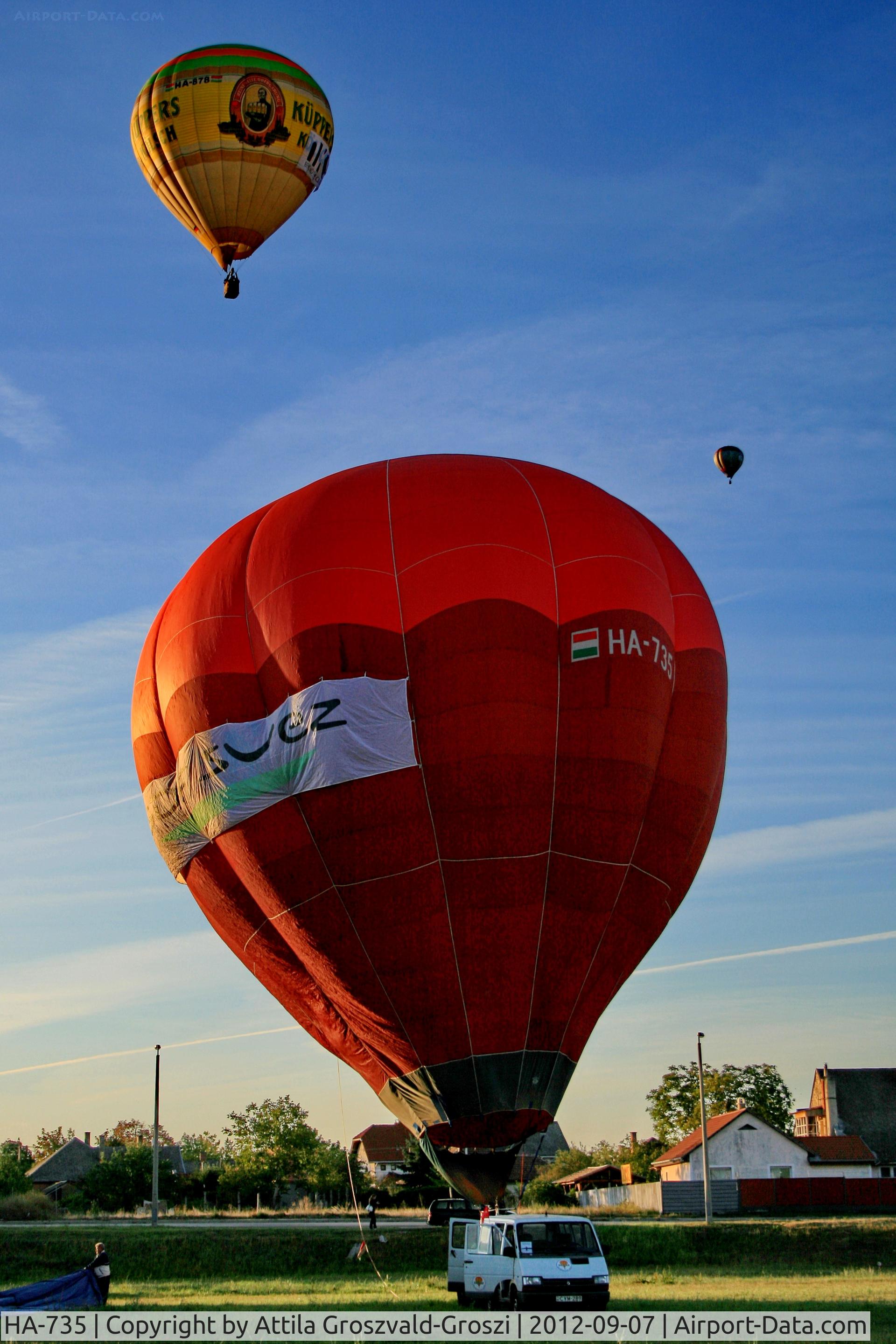 HA-735, 1994 Tomi AX-7 C/N 107/94, Székesfehérvár, Hungary - Velencei tavi hölégballon karnevál 2012