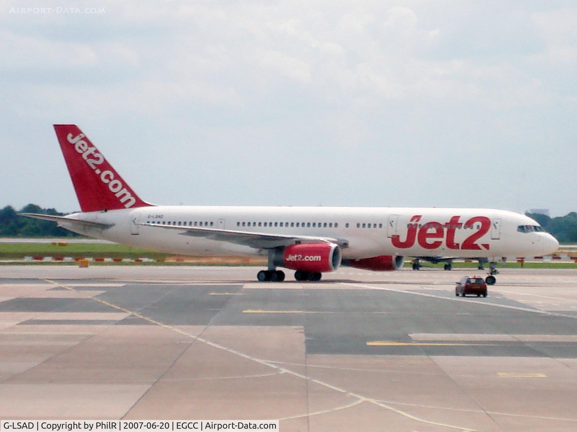 G-LSAD, 1989 Boeing 757-236 C/N 24397, Jet2 1989 Boeing 757-200 G-LSAD MAN