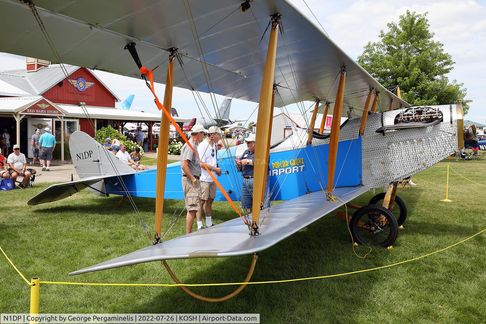N1DP, 2021 Curtiss JN-4D (Replica) C/N 7685, Oshkosh 2022.