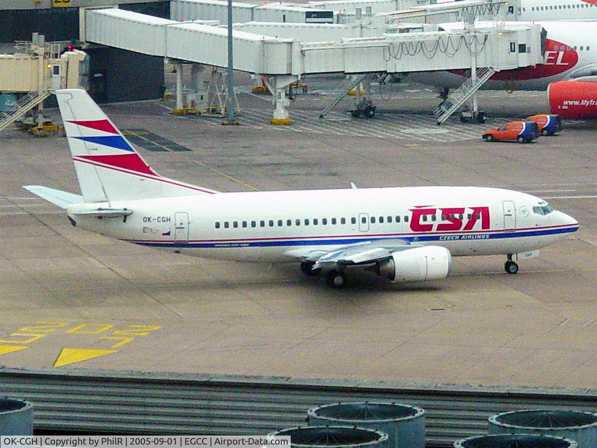 OK-CGH, 1997 Boeing 737-55S C/N 28469, OK-CGH 1997 Boeing 737-500 CSA MAN