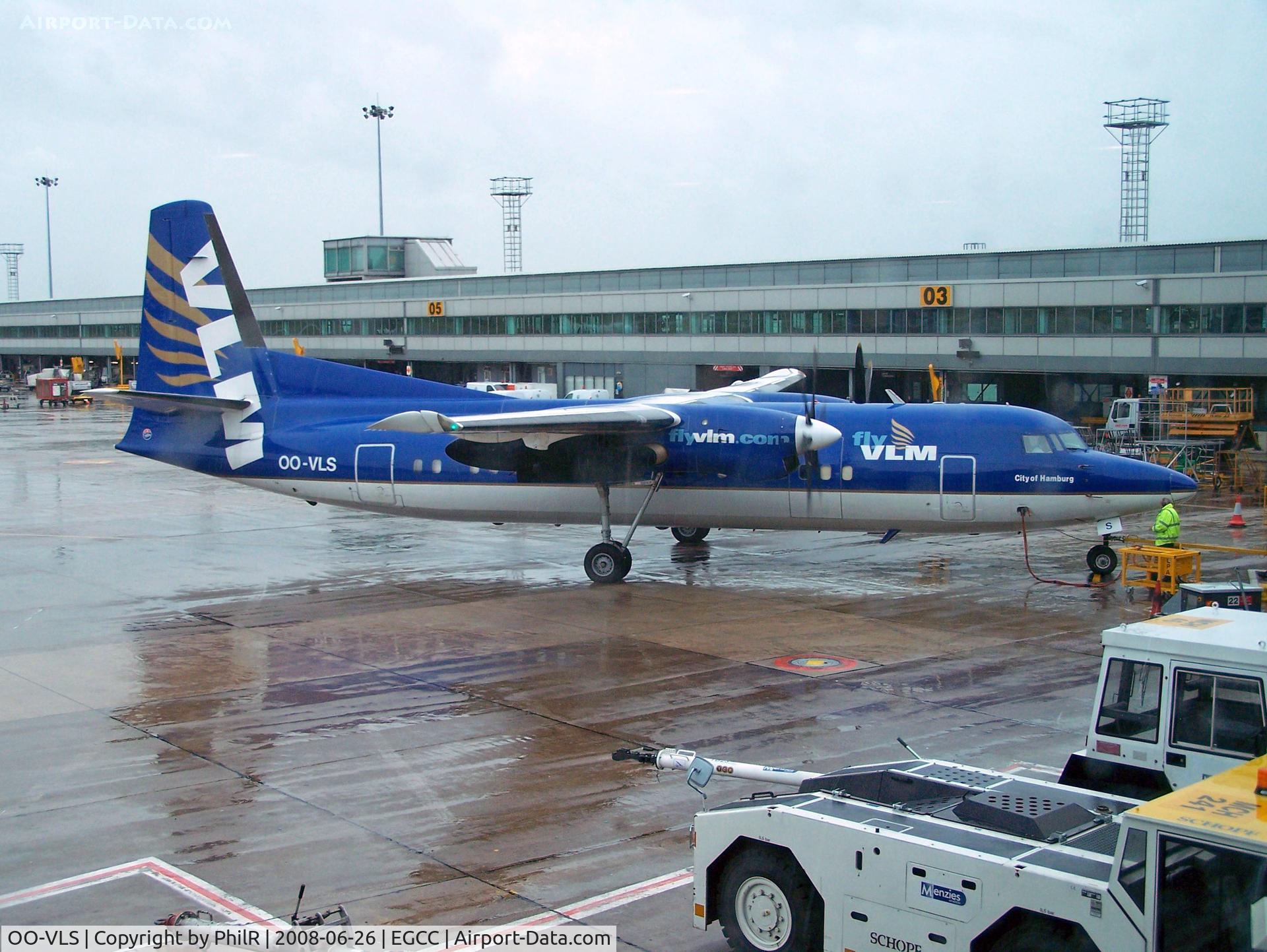 OO-VLS, 1987 Fokker 50 C/N 20109, OO-VLS 1987 Fokker 50 VLM MAN