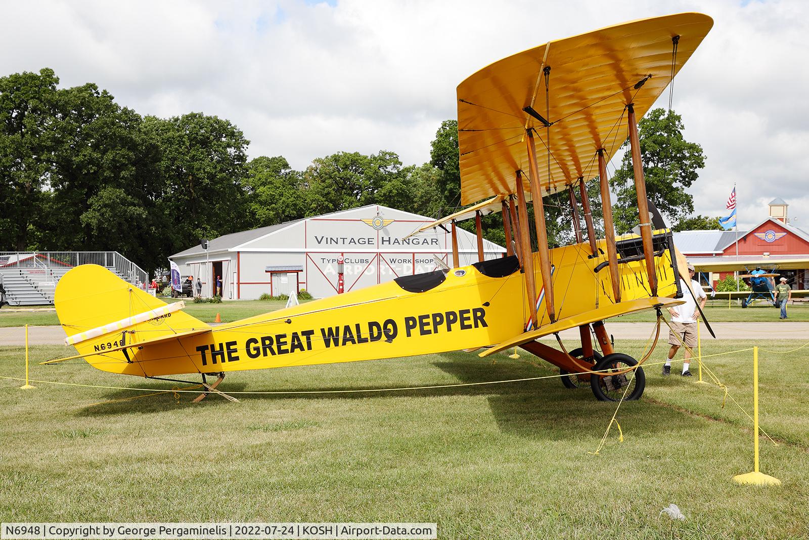 N6948, 1917 Standard J-1 C/N 1956, Oshkosh 2022.