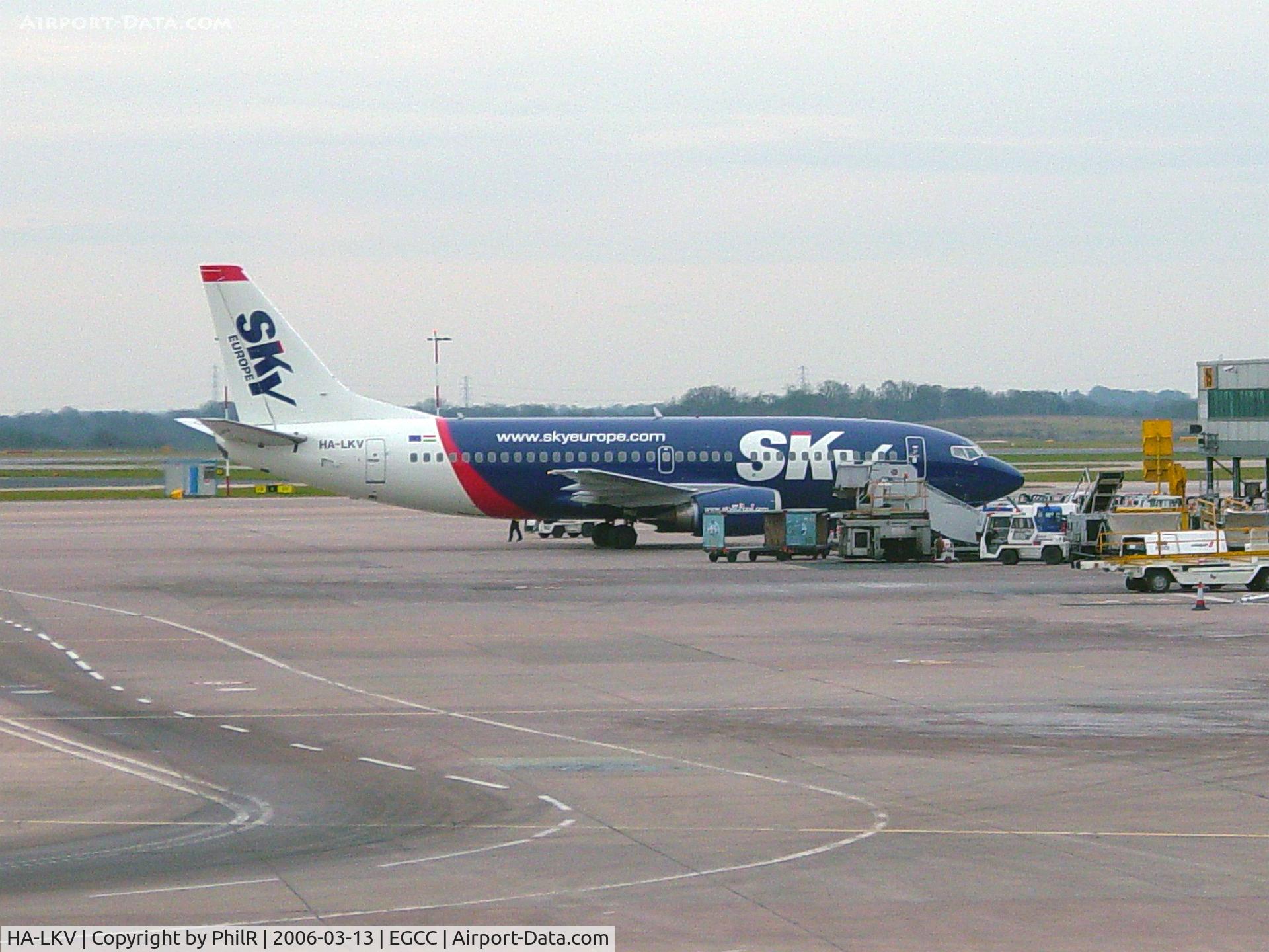 HA-LKV, 1998 Boeing 737-33V C/N 29333, SKY Europe 1998 B737-300 HA-LKV MAN