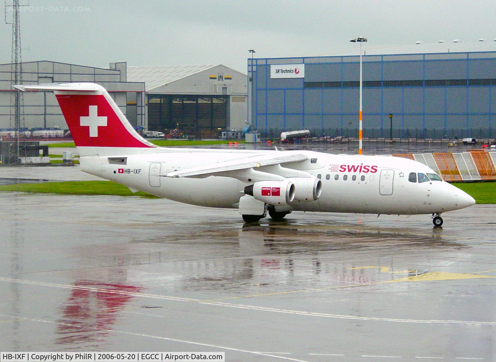HB-IXF, 1992 British Aerospace BAe.146-200 C/N E2226, Swiss 1992 BAe 146-200 HB-IXF MAN
