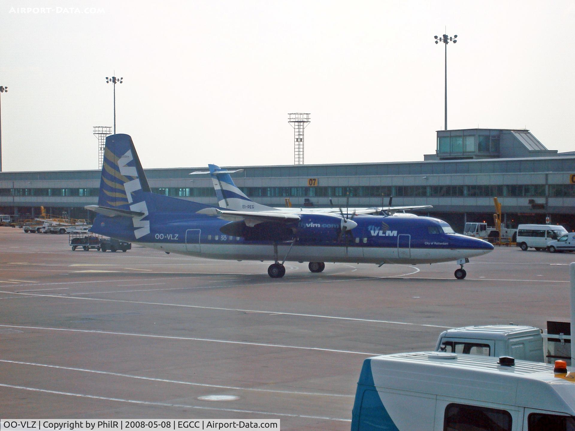 OO-VLZ, 1992 Fokker 50 C/N 20264, VLM 1992 Fokker 50 OO-VLZ MAN